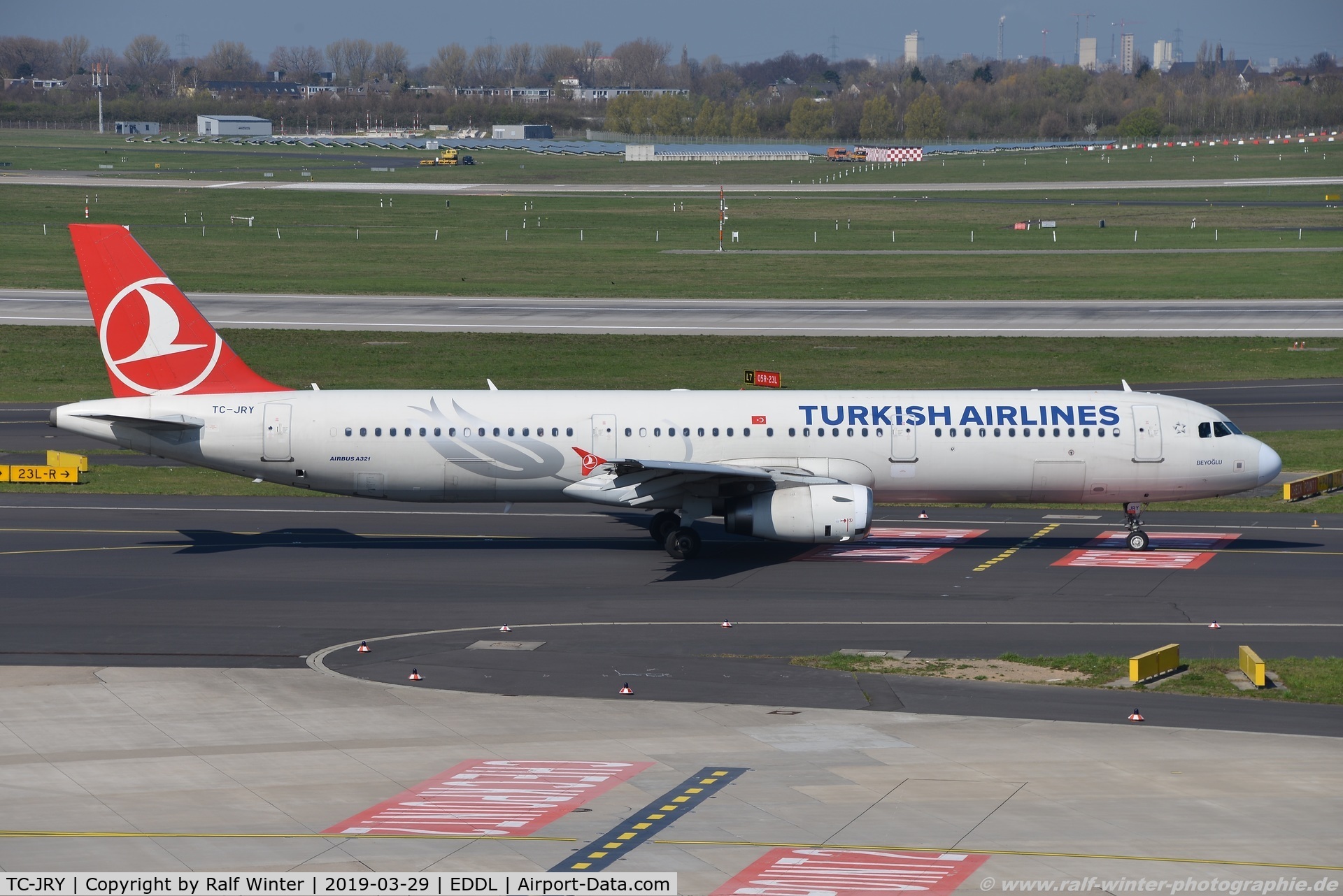 TC-JRY, 2012 Airbus A321-231 C/N 5083, Airbus A321-231 - TK THY THY Turkish Airlines 'Beyo?lu' - 5083 - TC-JRY - 29.03.2019 - DUS