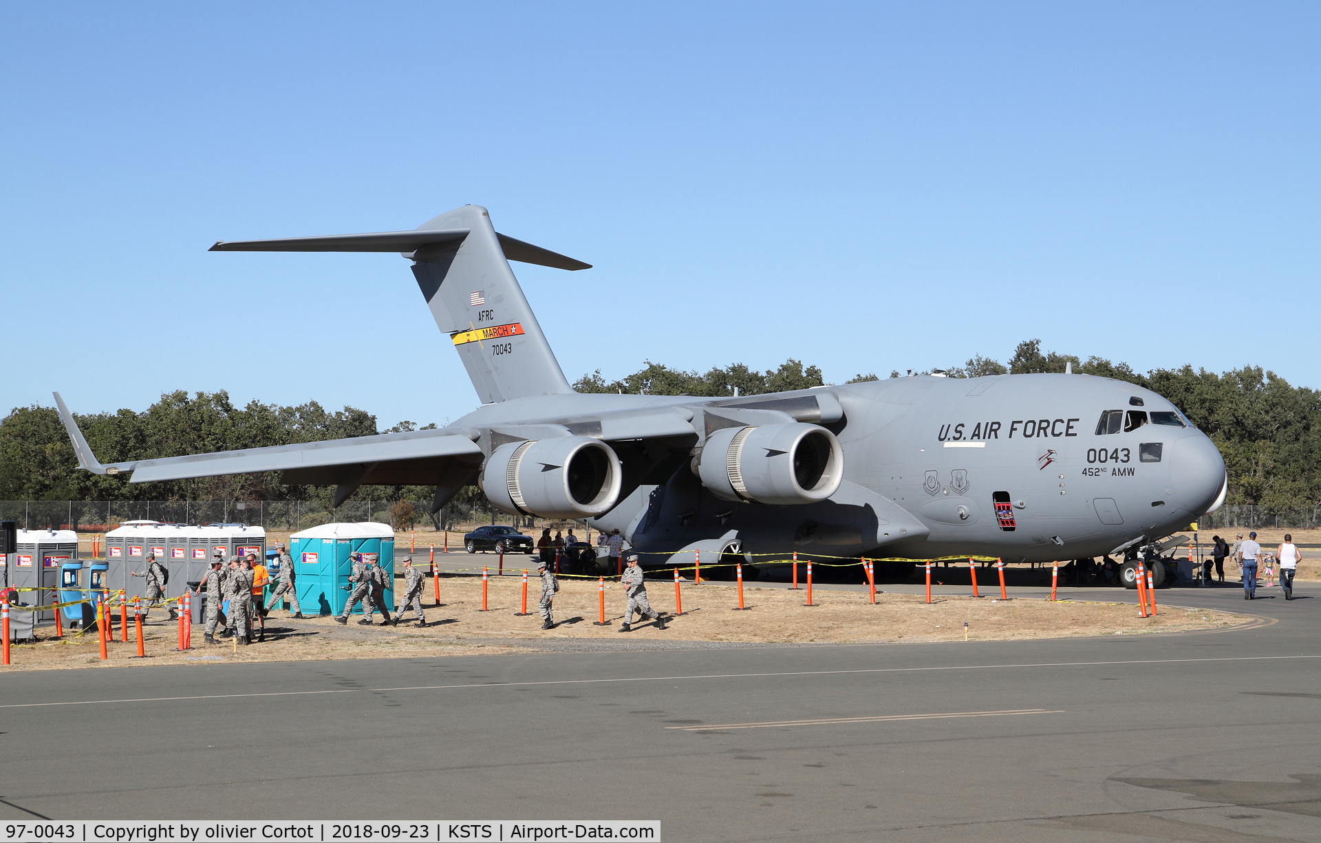 97-0043, Boeing C-17A Globemaster III C/N P-43, Santa Rosa airshow