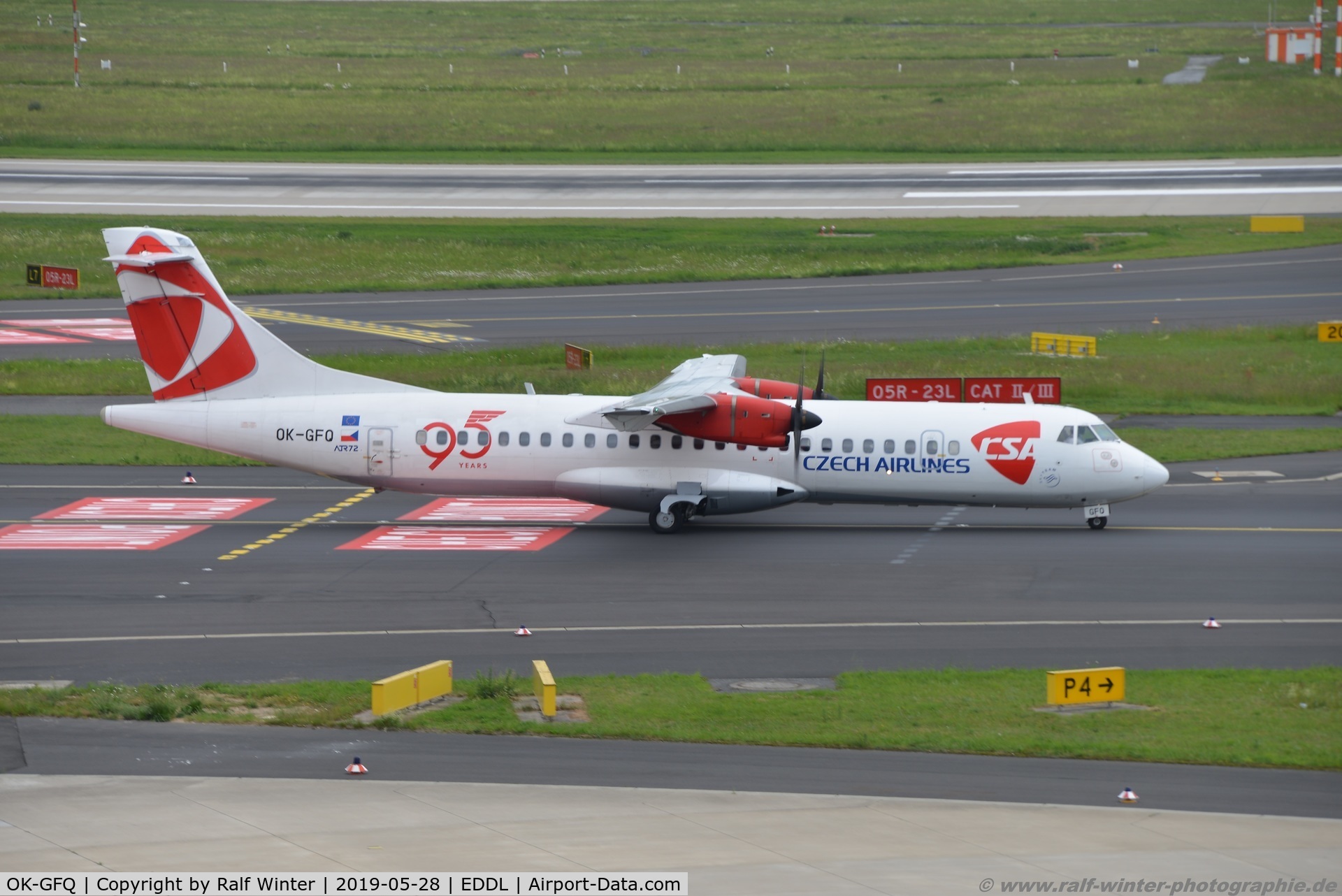 OK-GFQ, 2001 ATR 72-212A C/N 674, ATR 72-212A - OK CSA Czech Airlines '75 years' - 674 - OK-GFQ - 28.05.2019 - DUS
