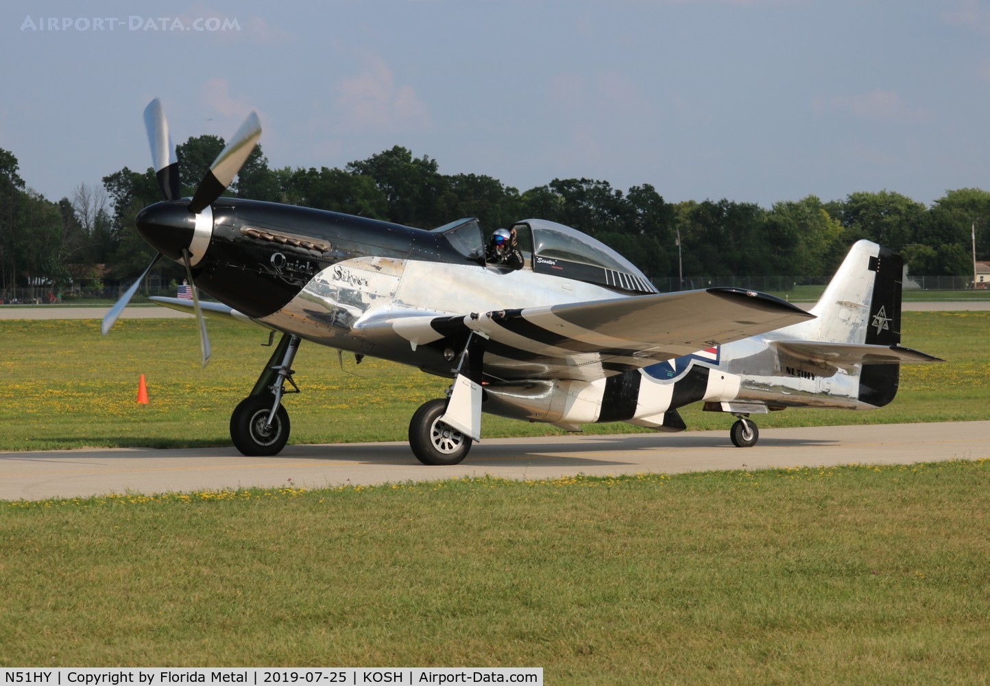 N51HY, 1944 North American P-51D Mustang C/N 45-11439, Quick Silver