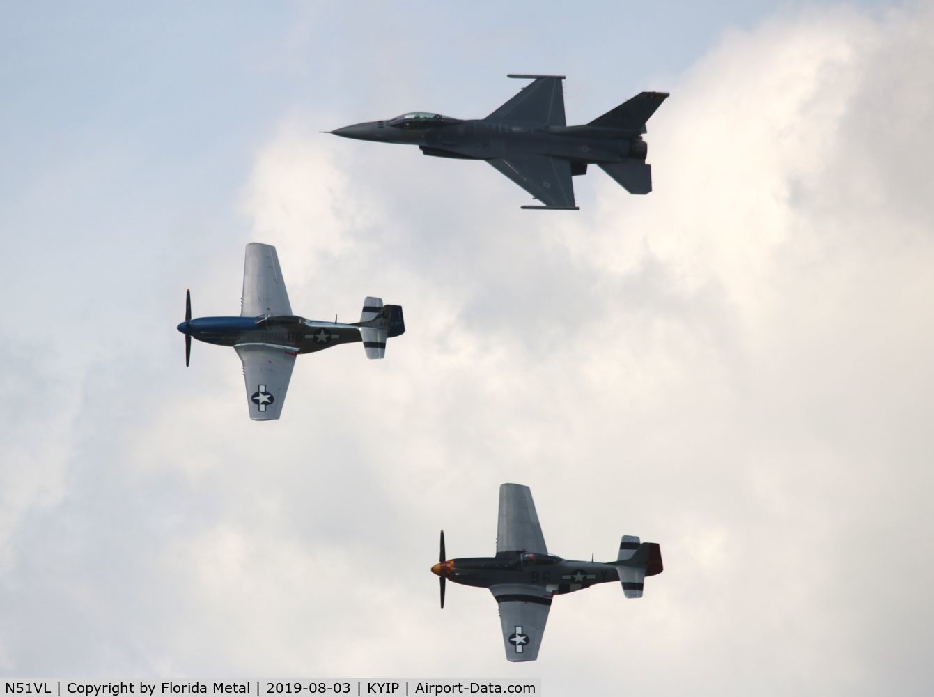 N51VL, 1944 North American F-51D Mustang C/N 122-40196, Thunder Over Michigan 2019