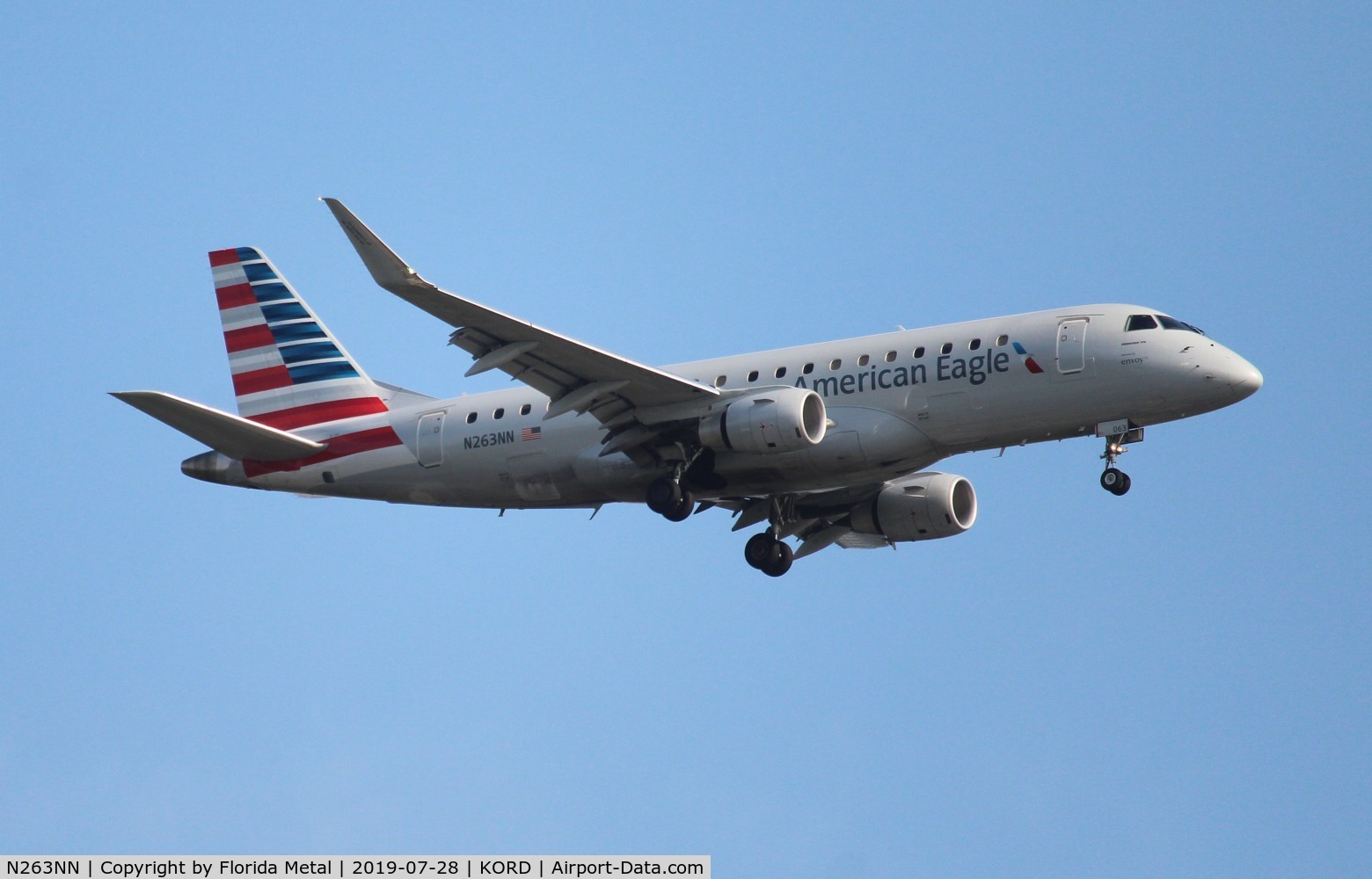 N263NN, 2017 Embraer 175LR (ERJ-170-200LR) C/N 17000703, American Eagle