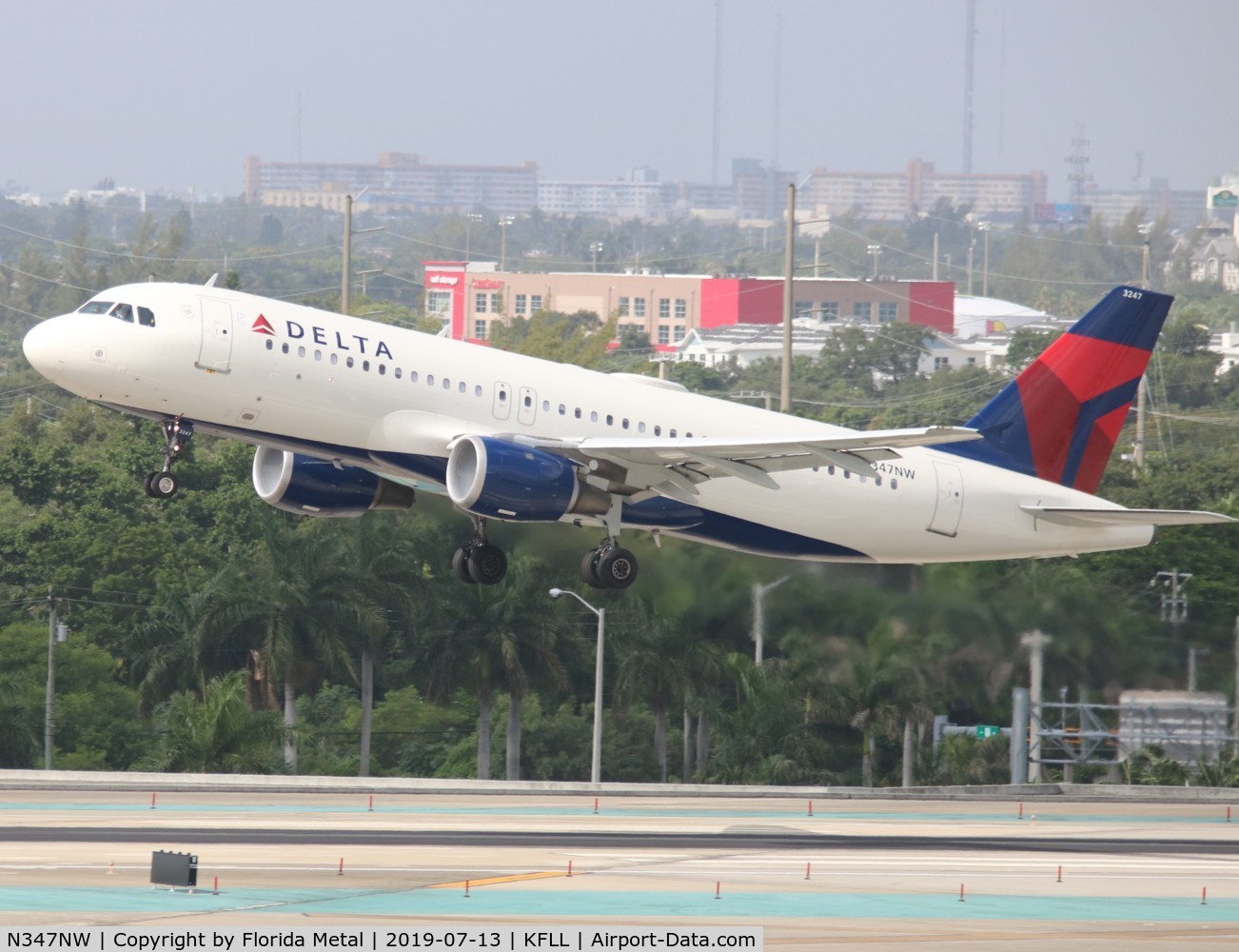 N347NW, 1993 Airbus A320-212 C/N 408, Delta