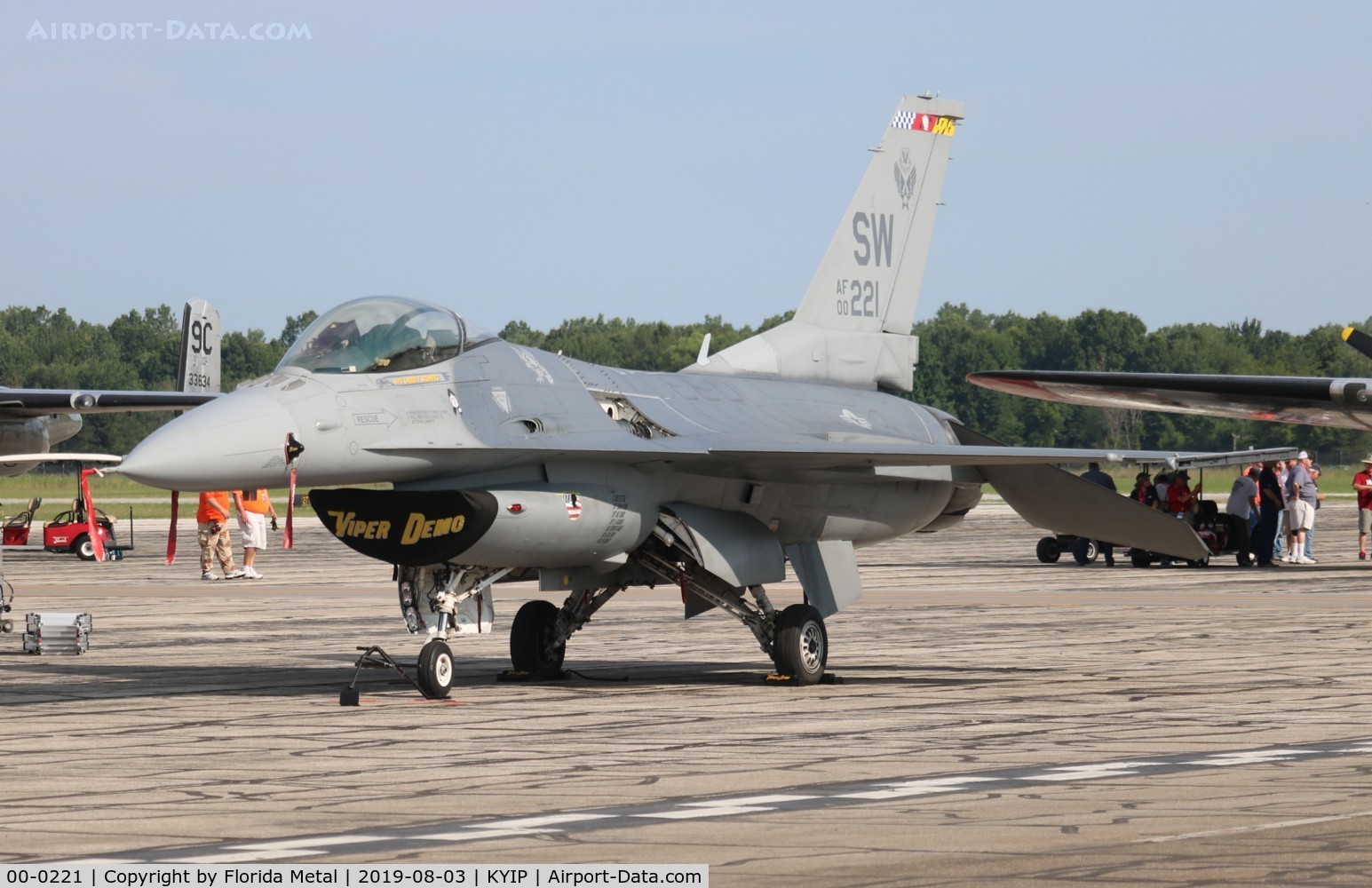 00-0221, Lockheed Martin F-16CM Fighting Falcon C/N CC-183, Thunder Over Michigan 2019