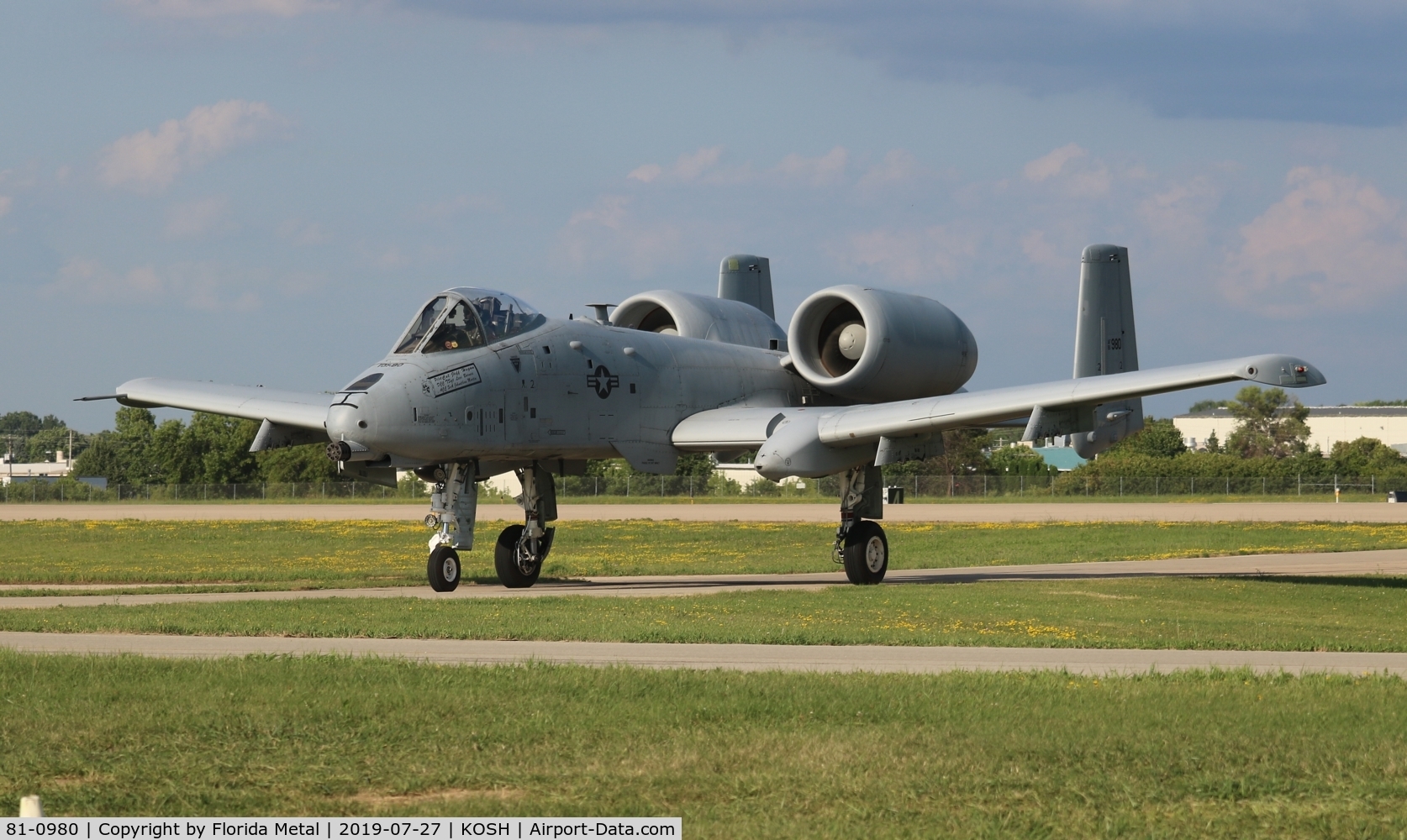 81-0980, 1980 Fairchild Republic A-10A Thunderbolt II C/N A10-0675, Air Venture 2019