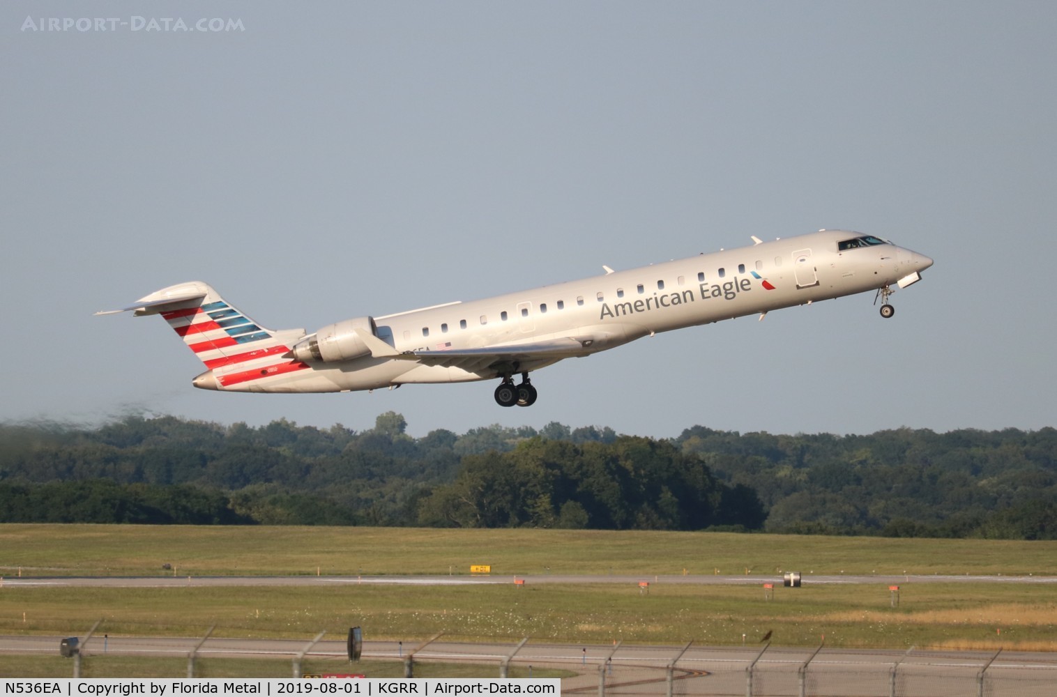 N536EA, Bombardier CRJ-702 (CL-600-2C10) Regional Jet C/N 10315, American Eagle
