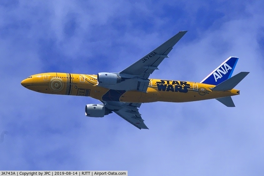 JA743A, 2013 Boeing 777-281/ER C/N 40902, One of the 5 Star Wars livery! I have all...