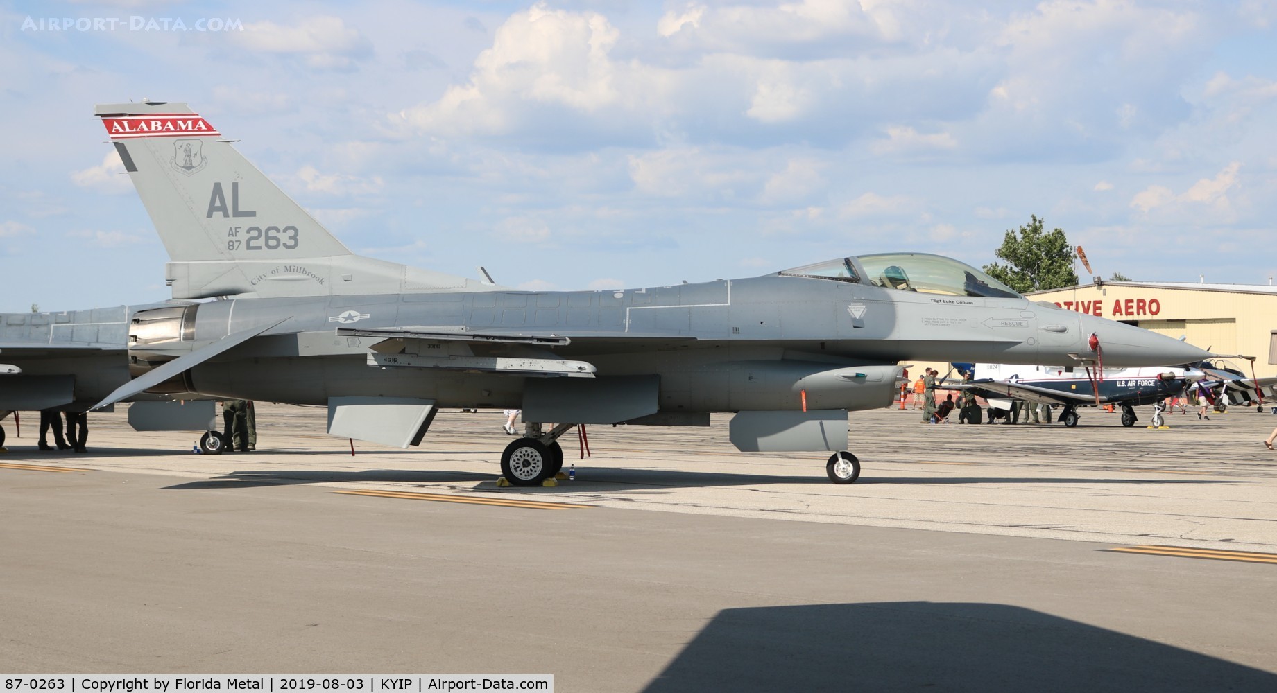87-0263, 1987 General Dynamics F-16C Fighting Falcon C/N 5C-524, Thunder Over Michigan 2019
