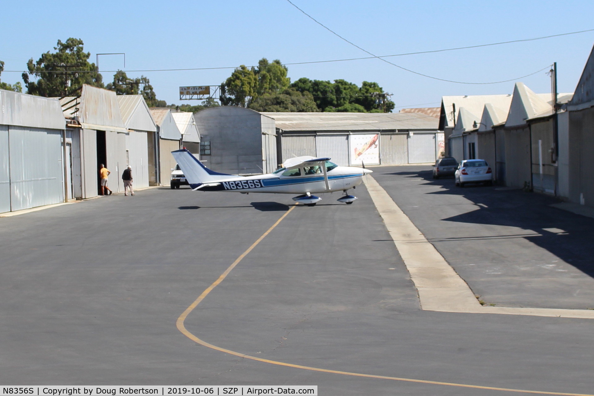 N8356S, 1965 Cessna 182H Skylane C/N 18256456, 1965 Cessna 182H SKYLANE, Continental O-470-S 230 Hp, near hangar