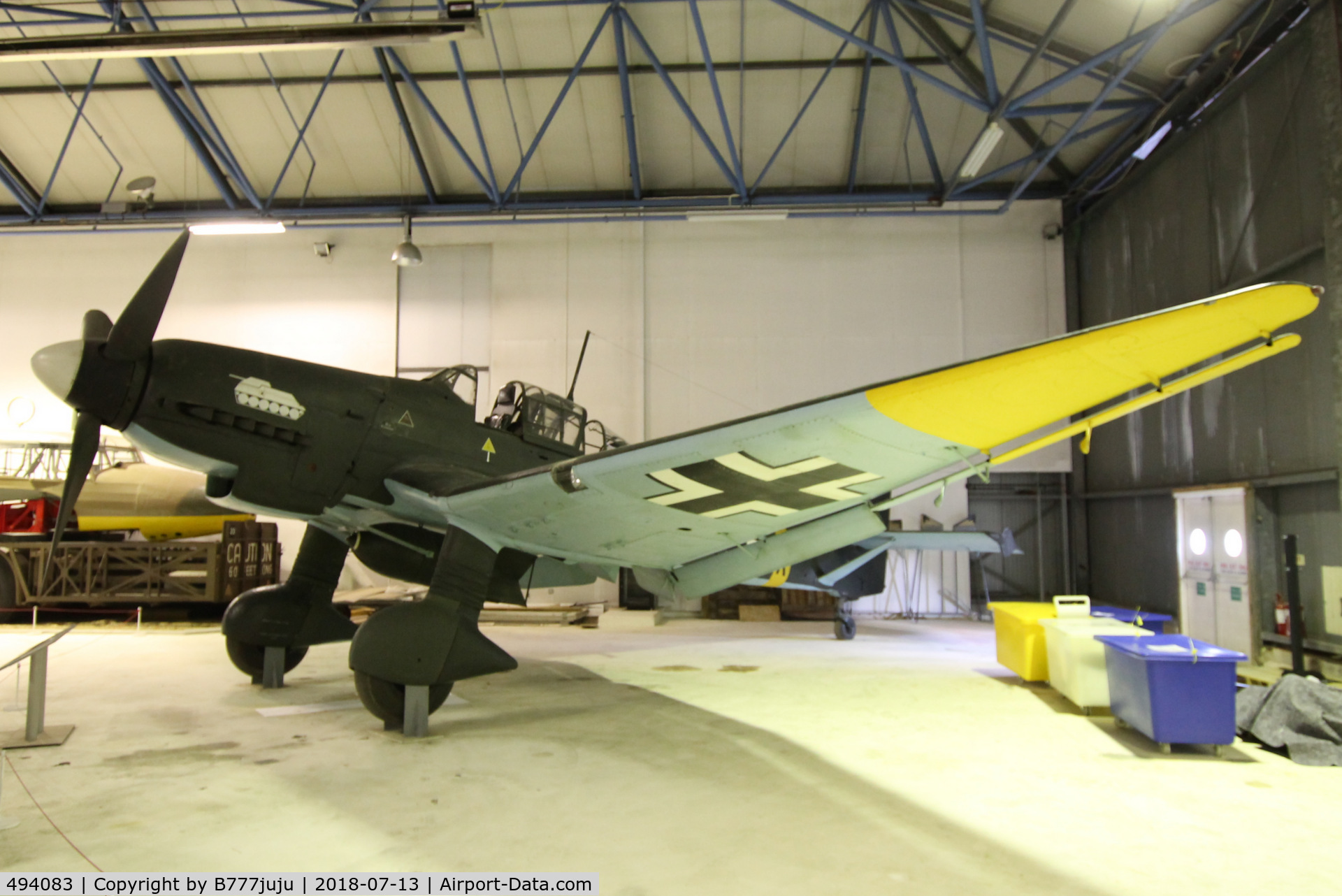494083, 1941 Junkers Ju-87D Stuka C/N Not found 494083, new exibition hall