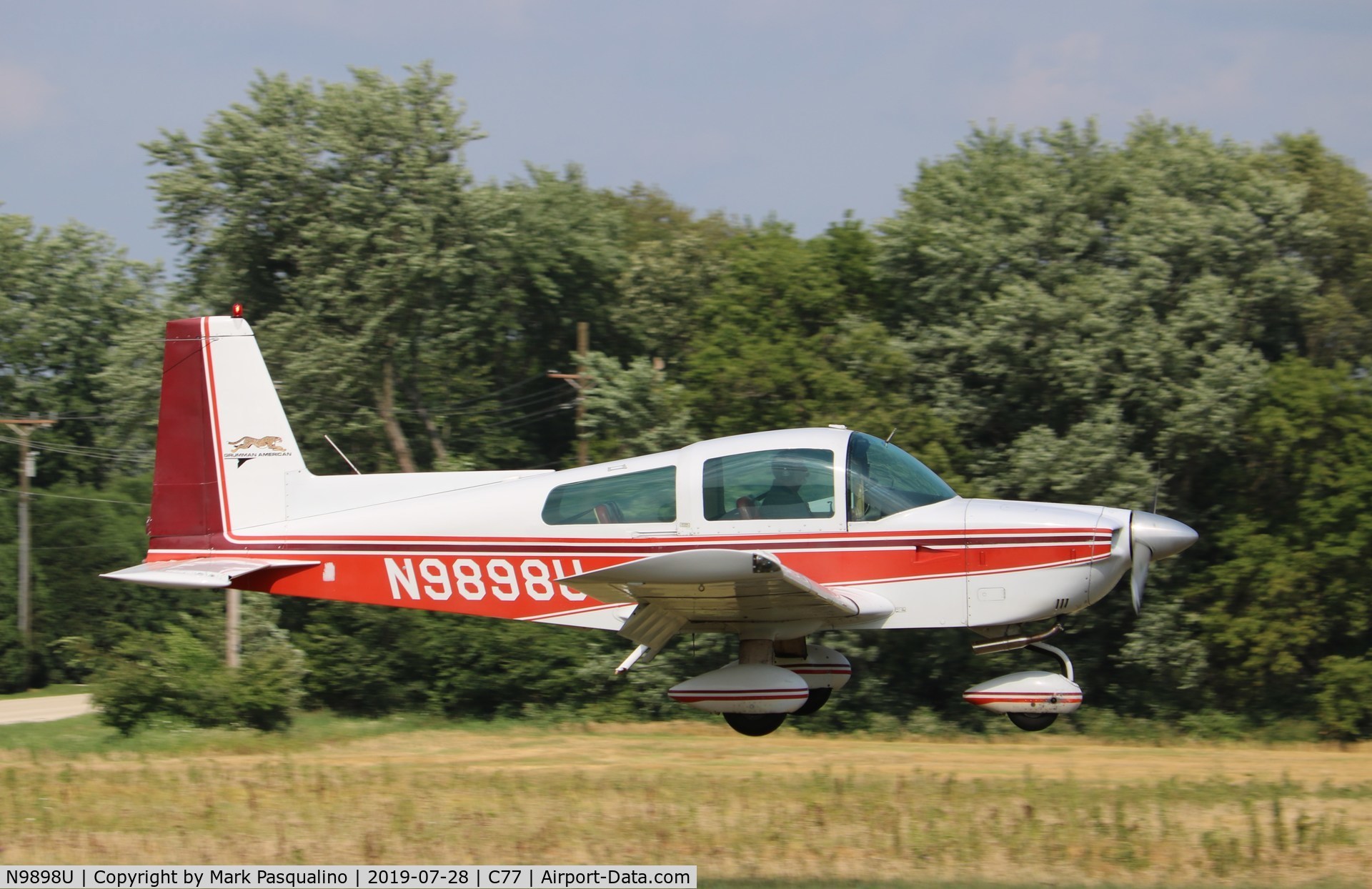 N9898U, 1977 Grumman American AA-5A Cheetah C/N AA5A0298, Grumman American AA-5A