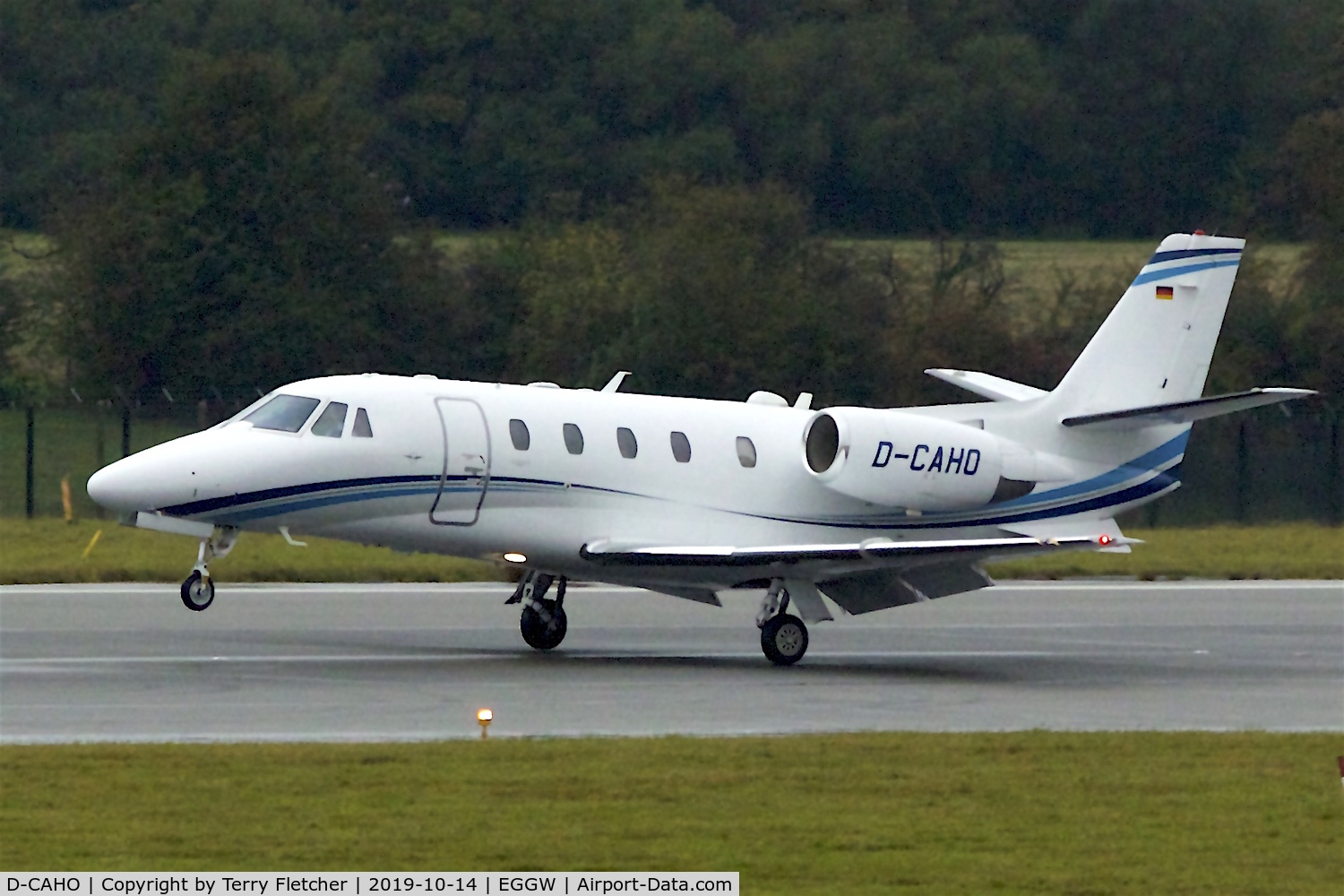 D-CAHO, 2014 Cessna 560 Citation Excel XLS+ C/N 560-6165, At Luton