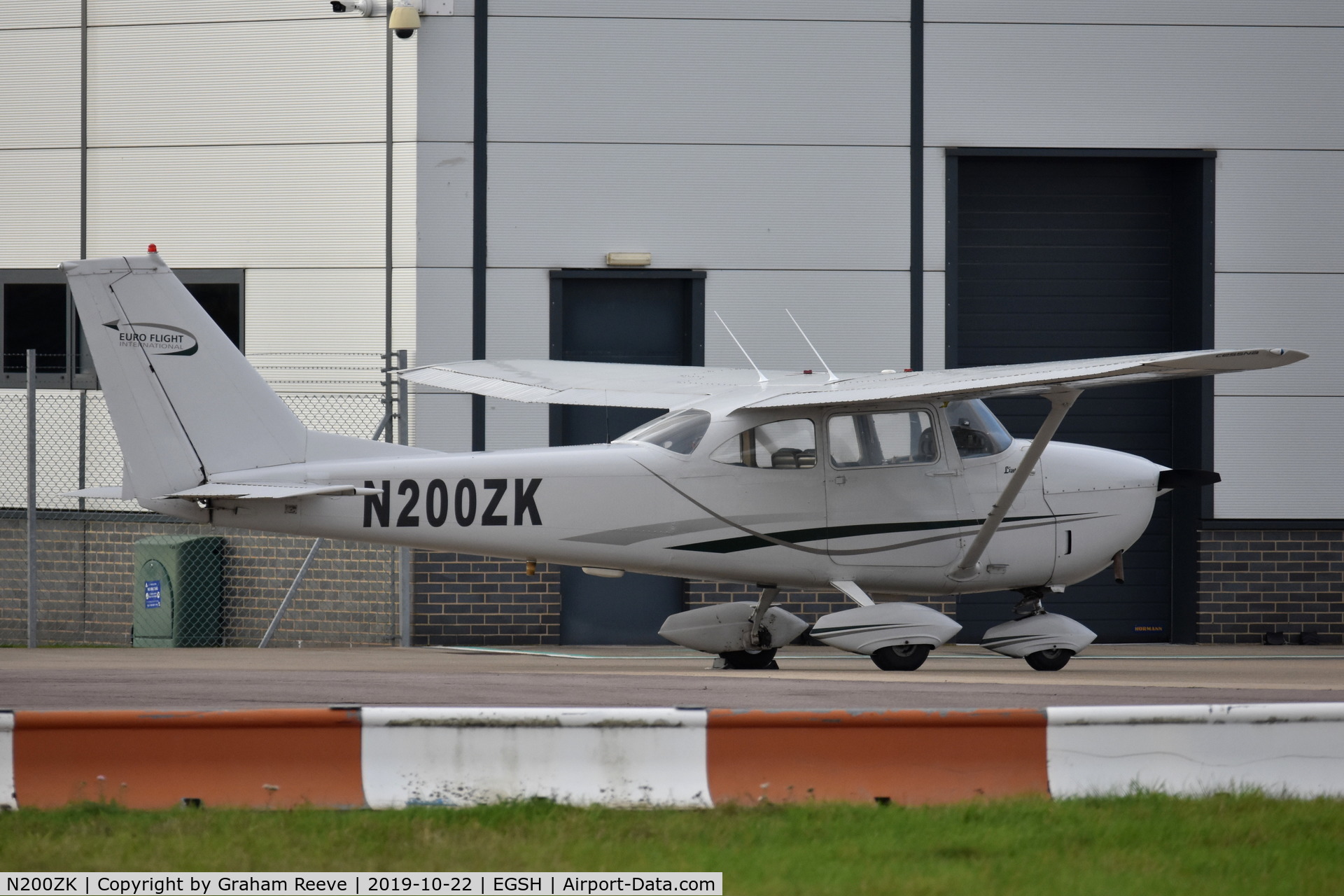 N200ZK, 1966 Cessna 172H C/N 17255678, Parked at Norwich.