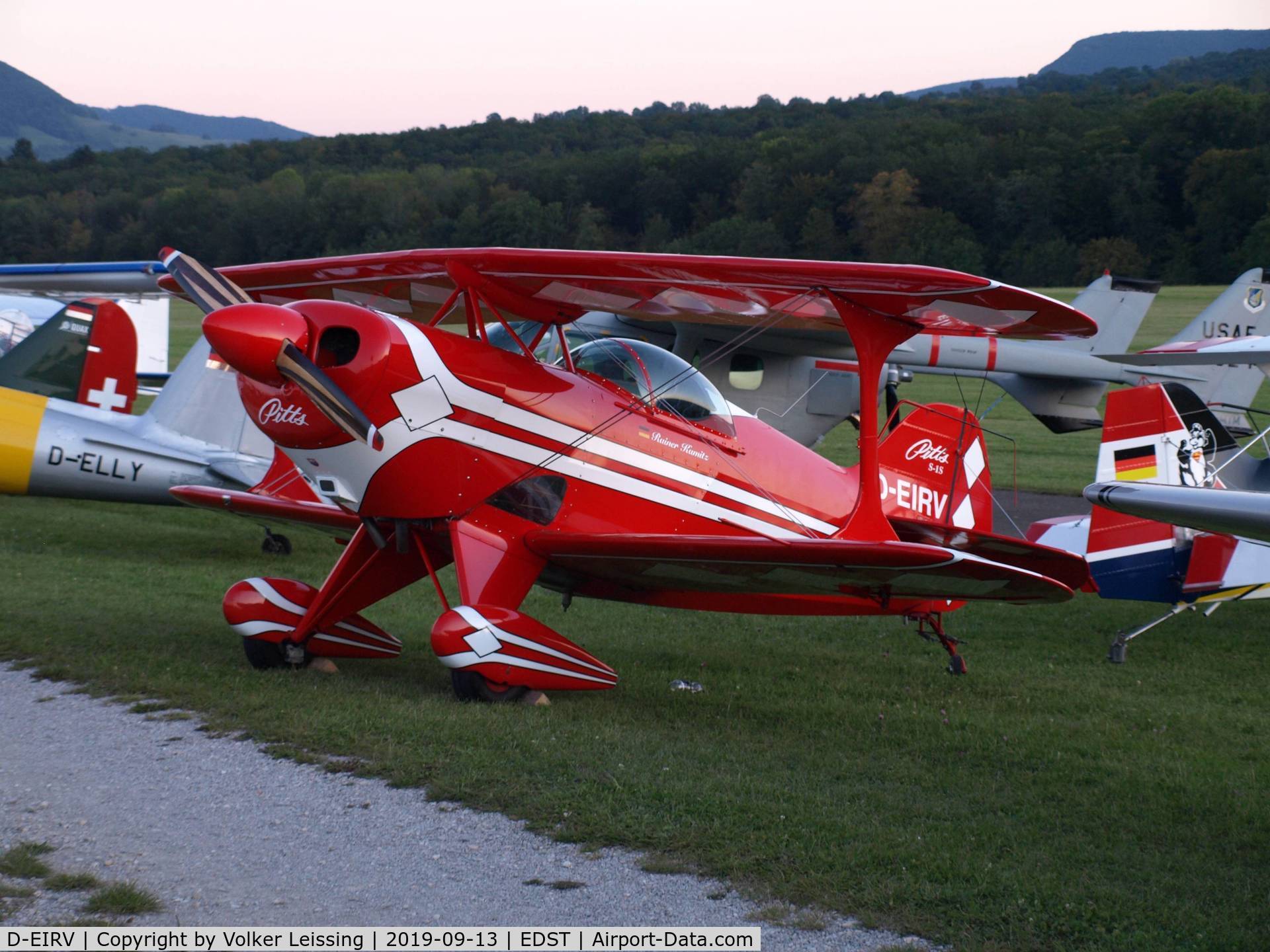 D-EIRV, 1972 Pitts S-1S Special C/N 1-0045, parking at OTT19
