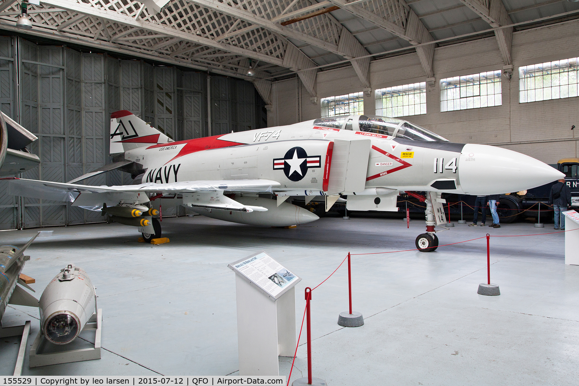 155529, McDonnell F-4J Phantom II C/N 2746, Duxford Museum 12.7.2015