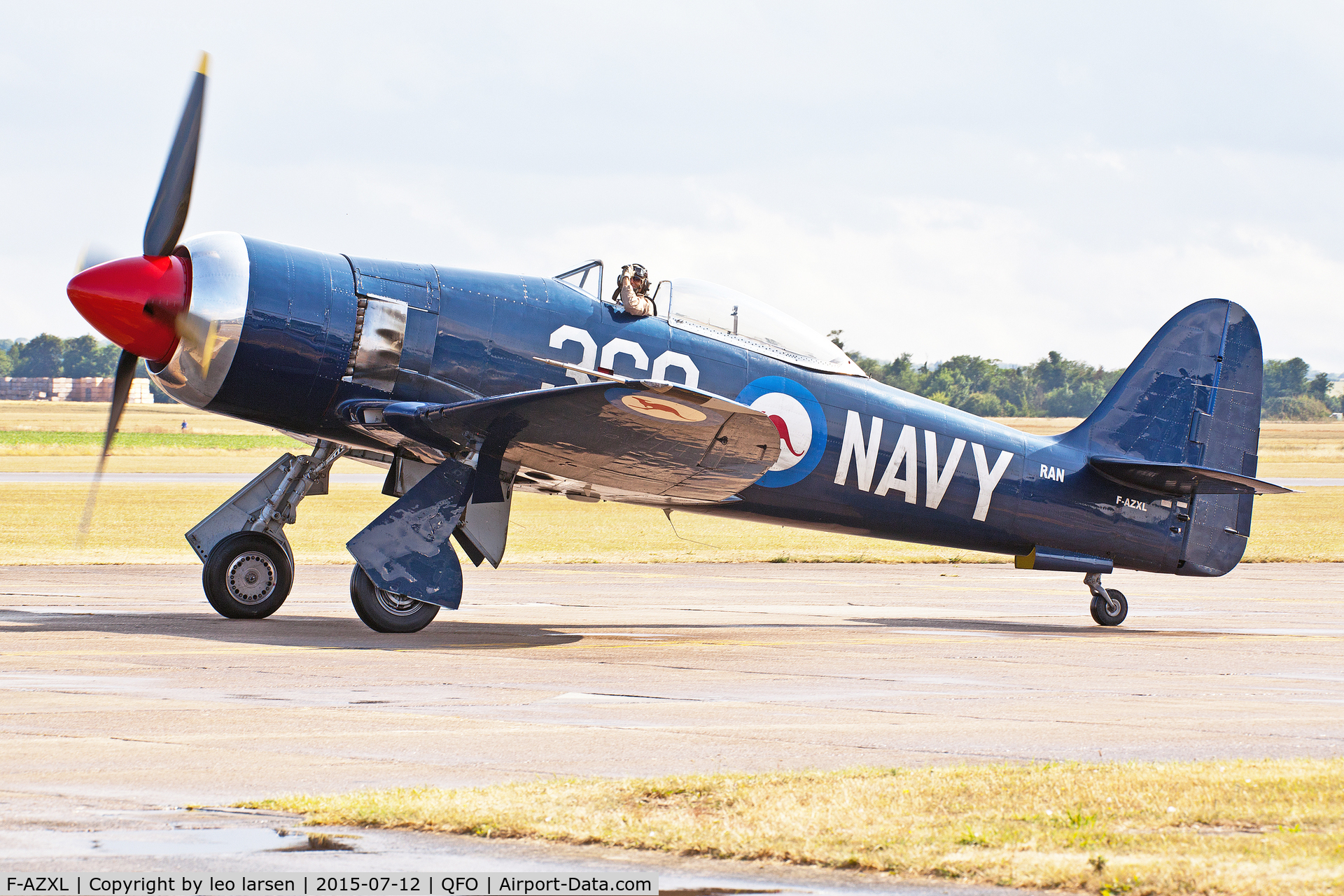 F-AZXL, 1948 Hawker Fury FB.10 C/N 37514/ISS20, Duxford 12.7.2015