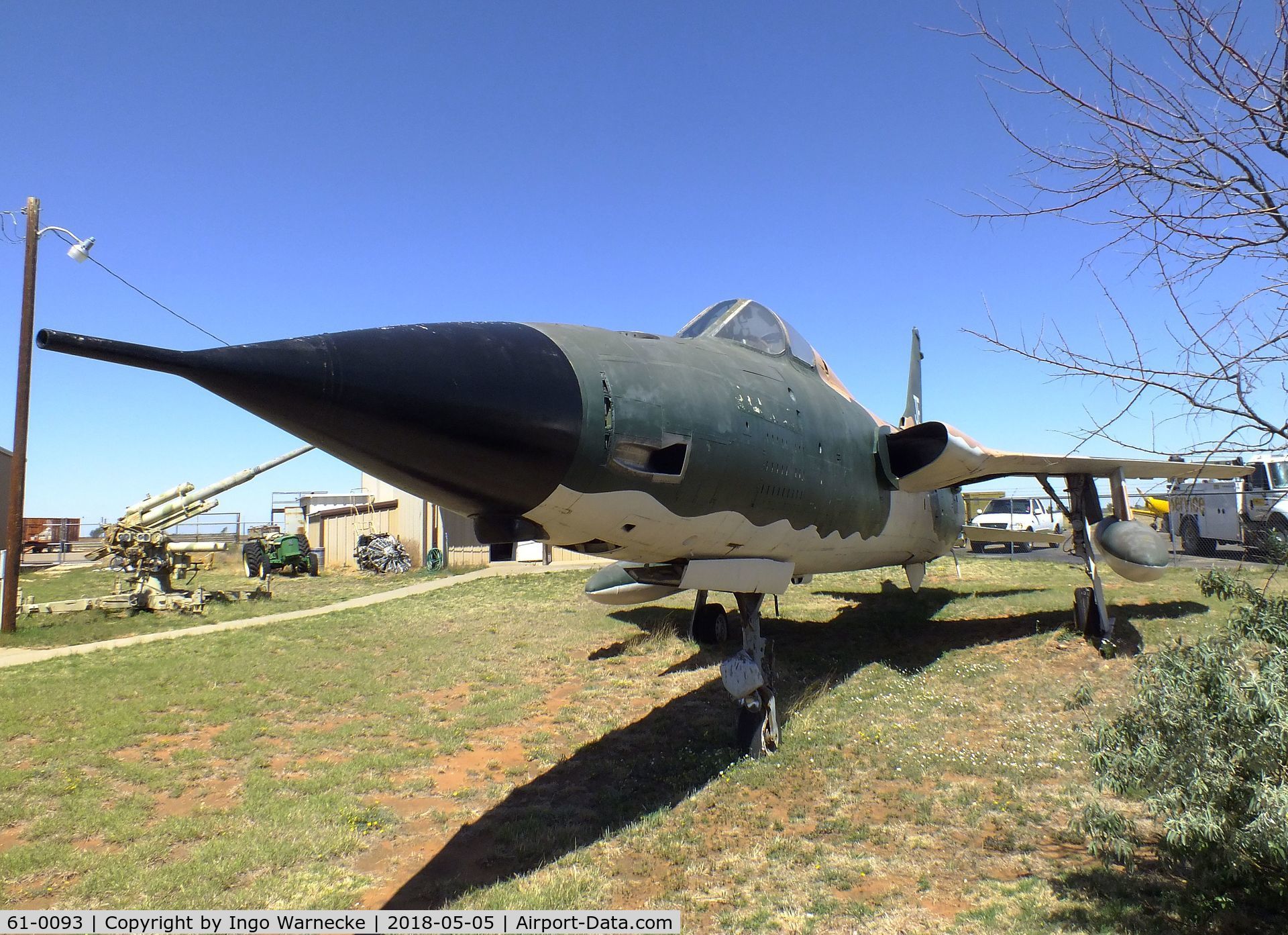 61-0093, 1961 Republic F-105D Thunderchief C/N D288, Republic F-105D Thunderchief at the Texas Air Museum Caprock Chapter, Slaton TX