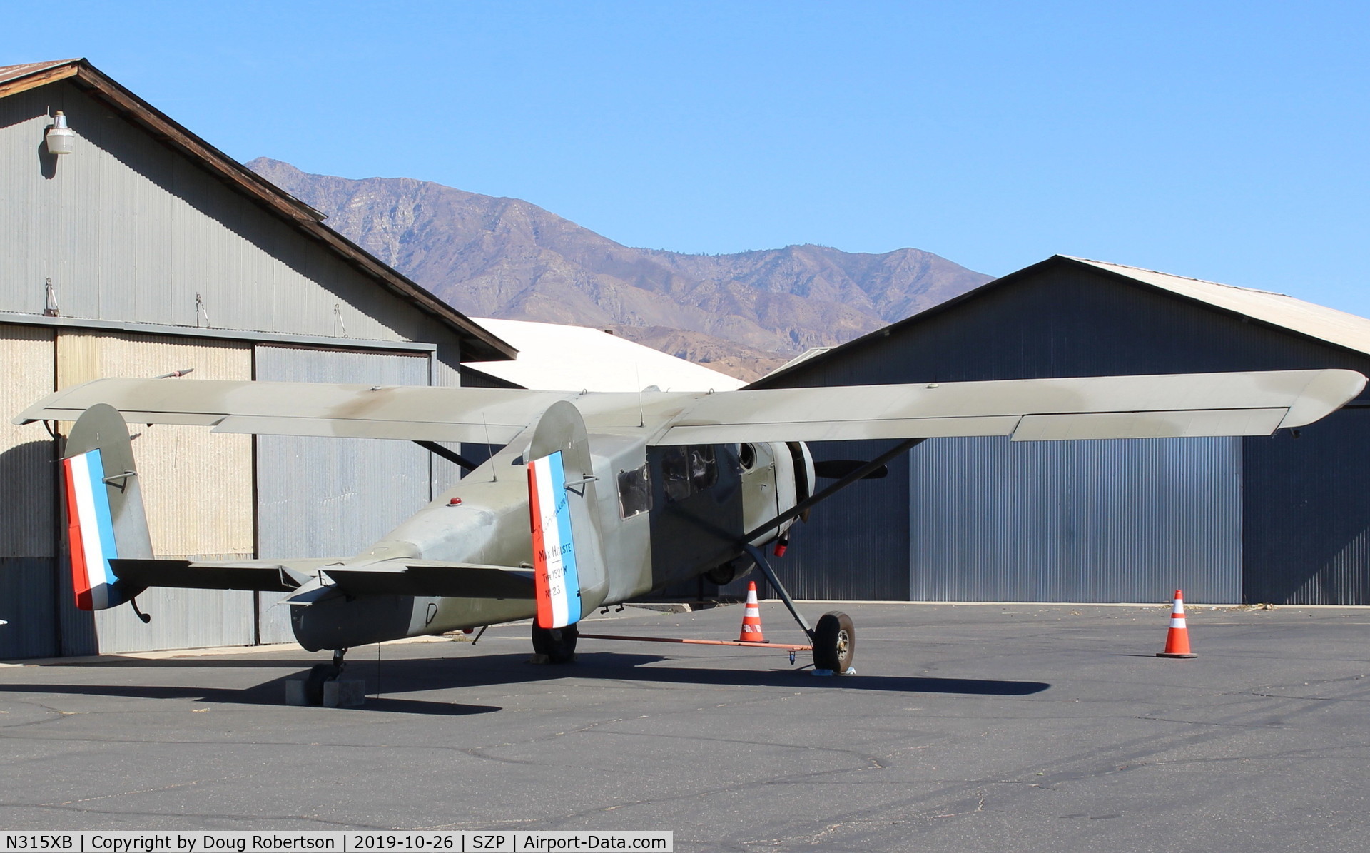 N315XB, Max Holste MH-1521M Broussard C/N 23, 1957 AVIONS MAX HOLSTE M.H.1521M BROUSSARD. Pratt & Whitney R-985 AN4 WASP 450 Hp Radial