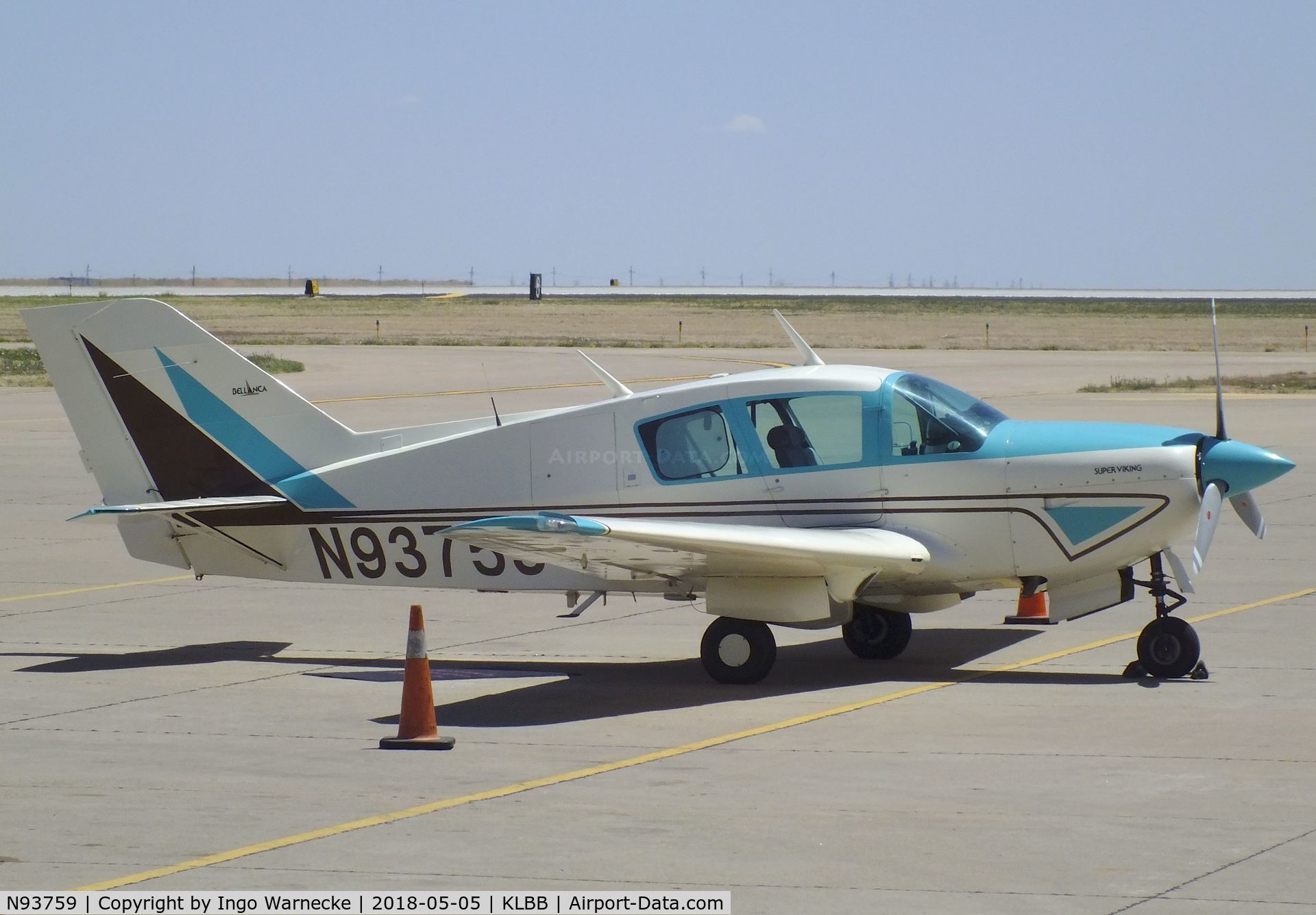 N93759, 1973 Bellanca 17-30A Viking C/N 73-30573, Bellanca 17-30A Super Viking 300A at Lubbock Preston Smith Intl. Airport, Lubbock TX