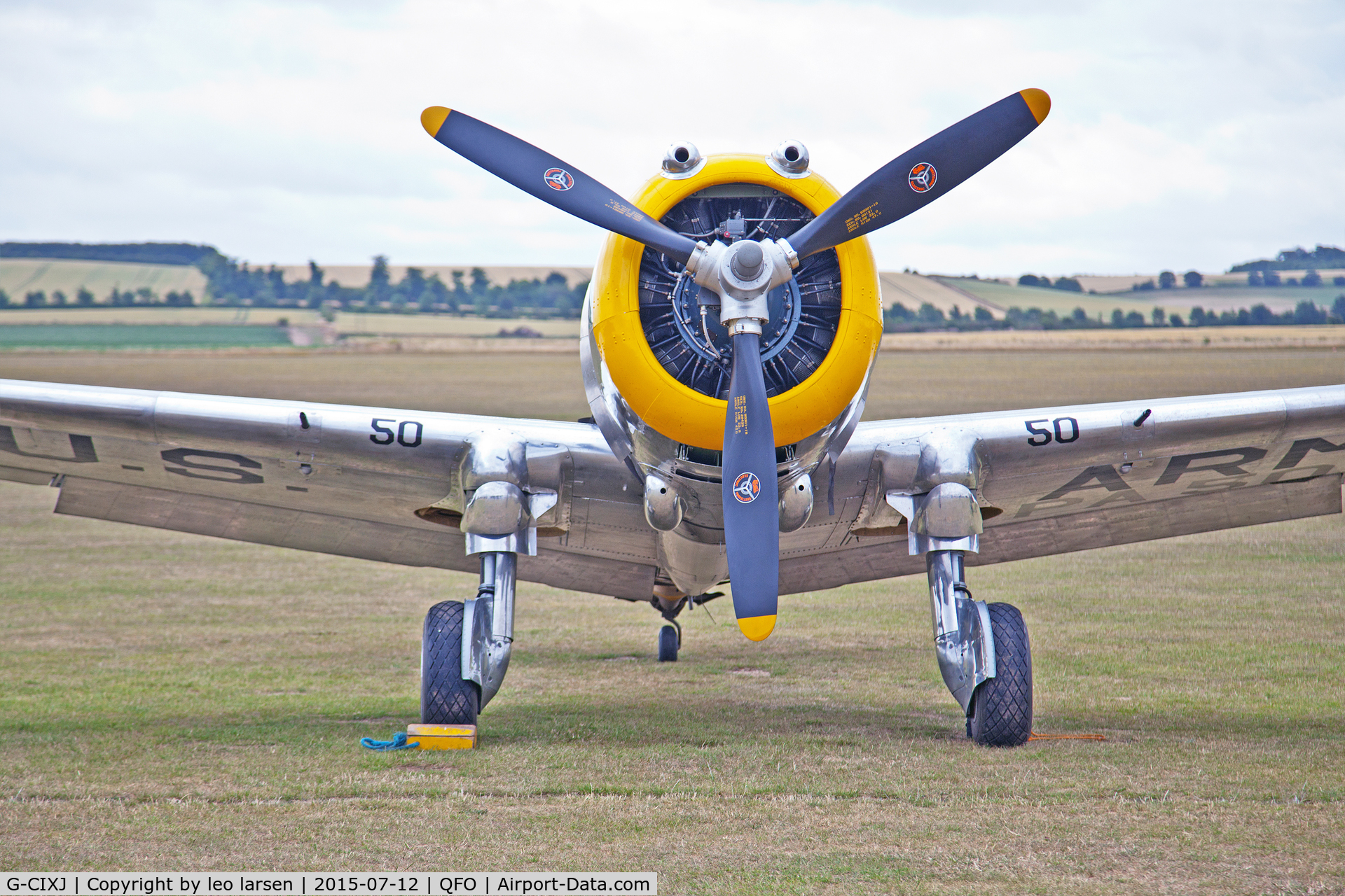 G-CIXJ, 1939 Curtiss P-36C Hawk C/N 38-210, Duxford 12.7.2015