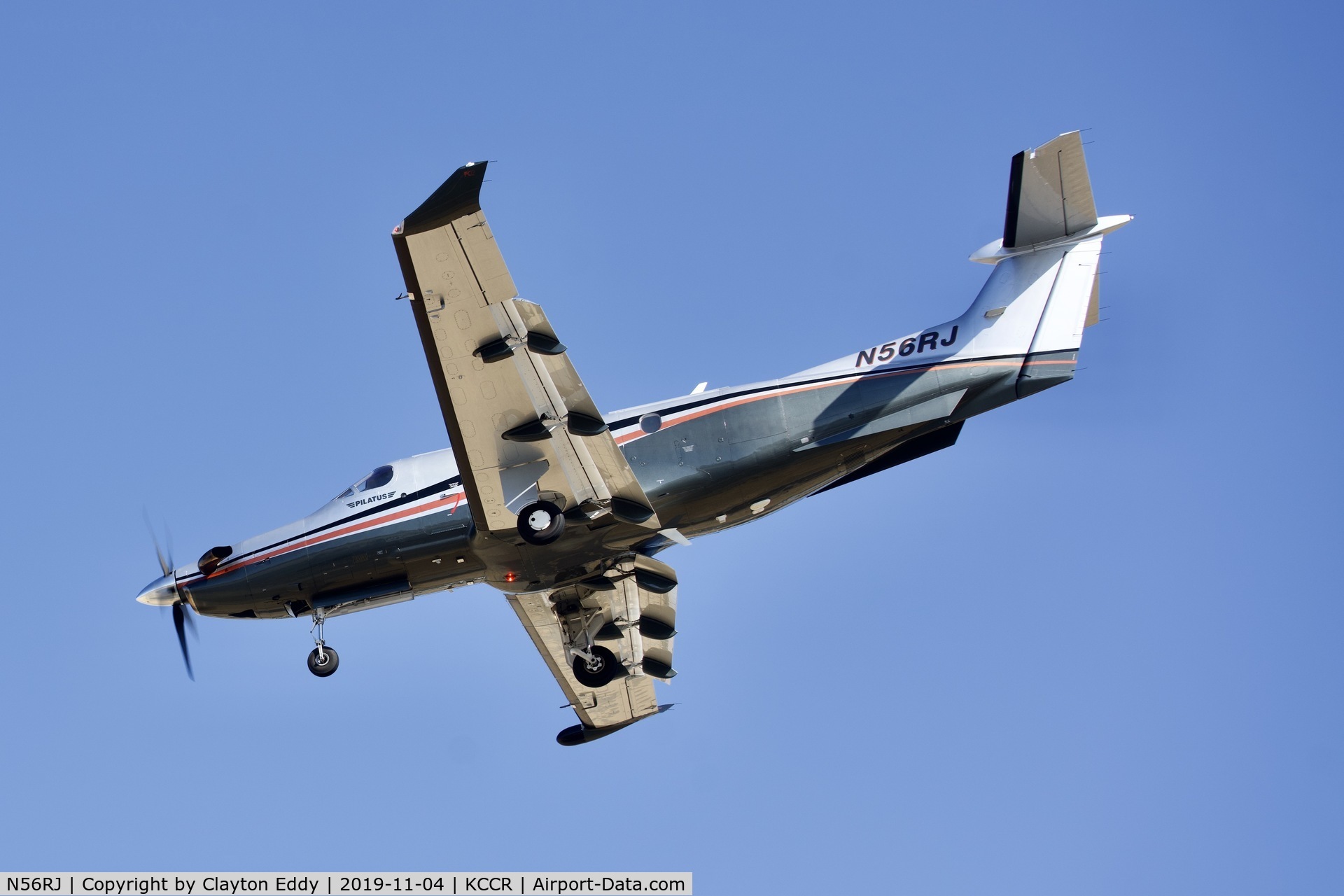 N56RJ, 2006 Pilatus PC-12/47 C/N 758, Buchanan Field Concord California 2019.