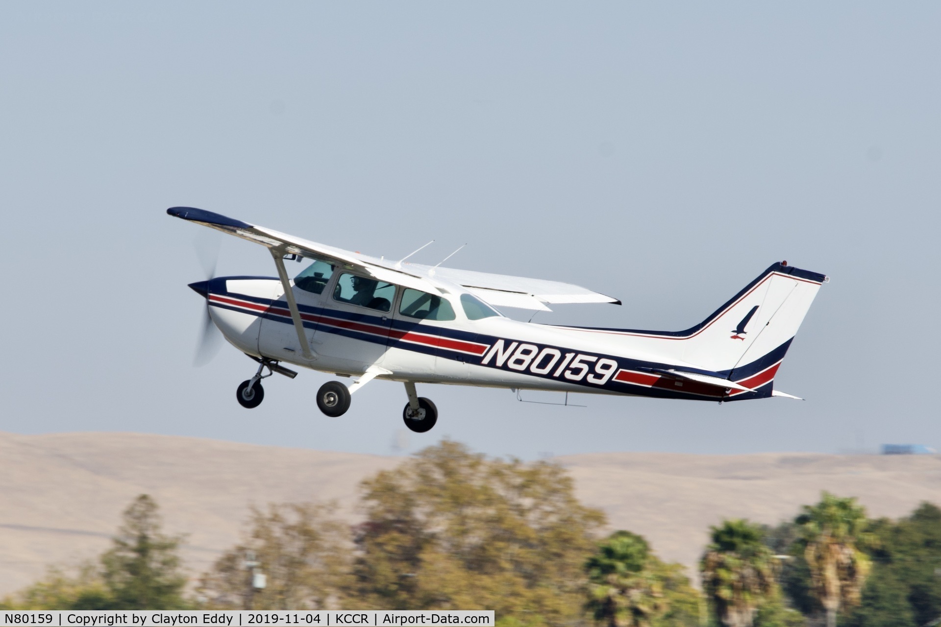 N80159, 1975 Cessna 172M C/N 17266408, Buchanan Field Concord California 2019.