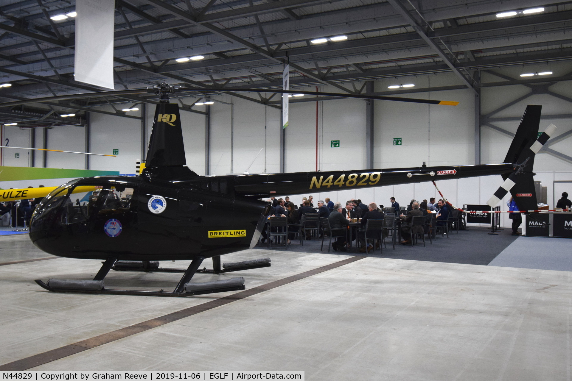 N44829, Robinson R66 C/N 0034, On display at, Vertical Flight Expo - 2019.