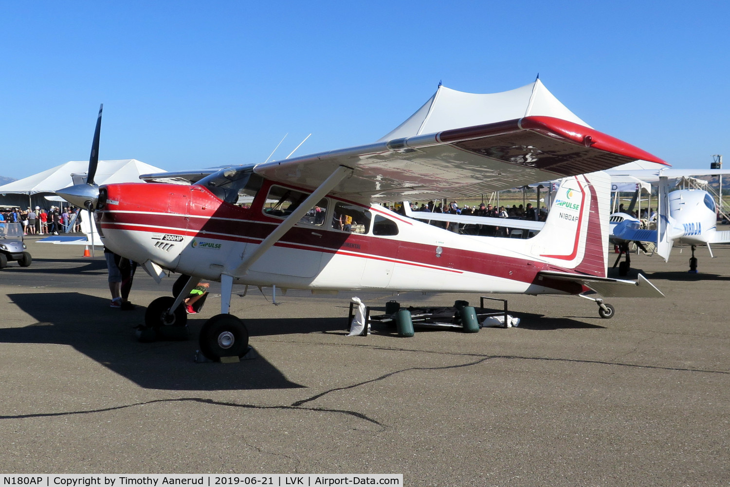 N180AP, 1965 Cessna 180H Skywagon C/N 18051472, 1965 Cessna 180H, c/n: 18051472, 2019 AOPA Livermore Fly-In