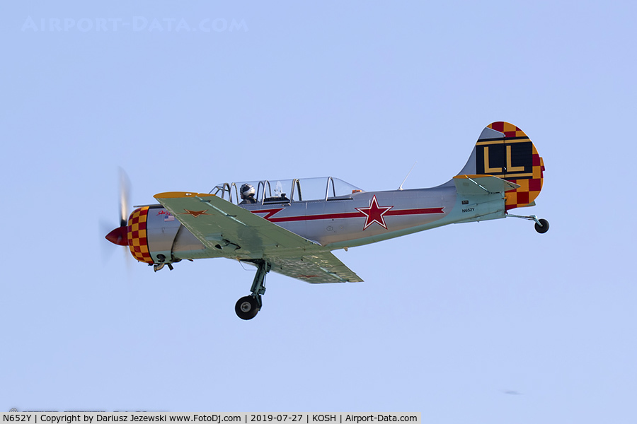 N652Y, 2004 Yakovlev (Aerostar) Yak-52TW C/N 0412510, Yakovev Yak-52TW  C/N 412510, N652Y