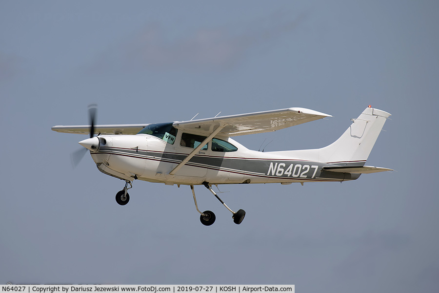 N64027, 1985 Cessna R182 Skylane RG C/N R18202021, Cessna R182 Skylane RG  C/N R18202021, N64027