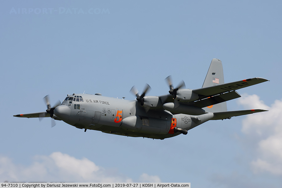 94-7310, 1995 Lockheed C-130H Hercules C/N 382-5396, C-130H Hercules 94-7310  from 731st AS 302nd AW Peterson AFB, CO