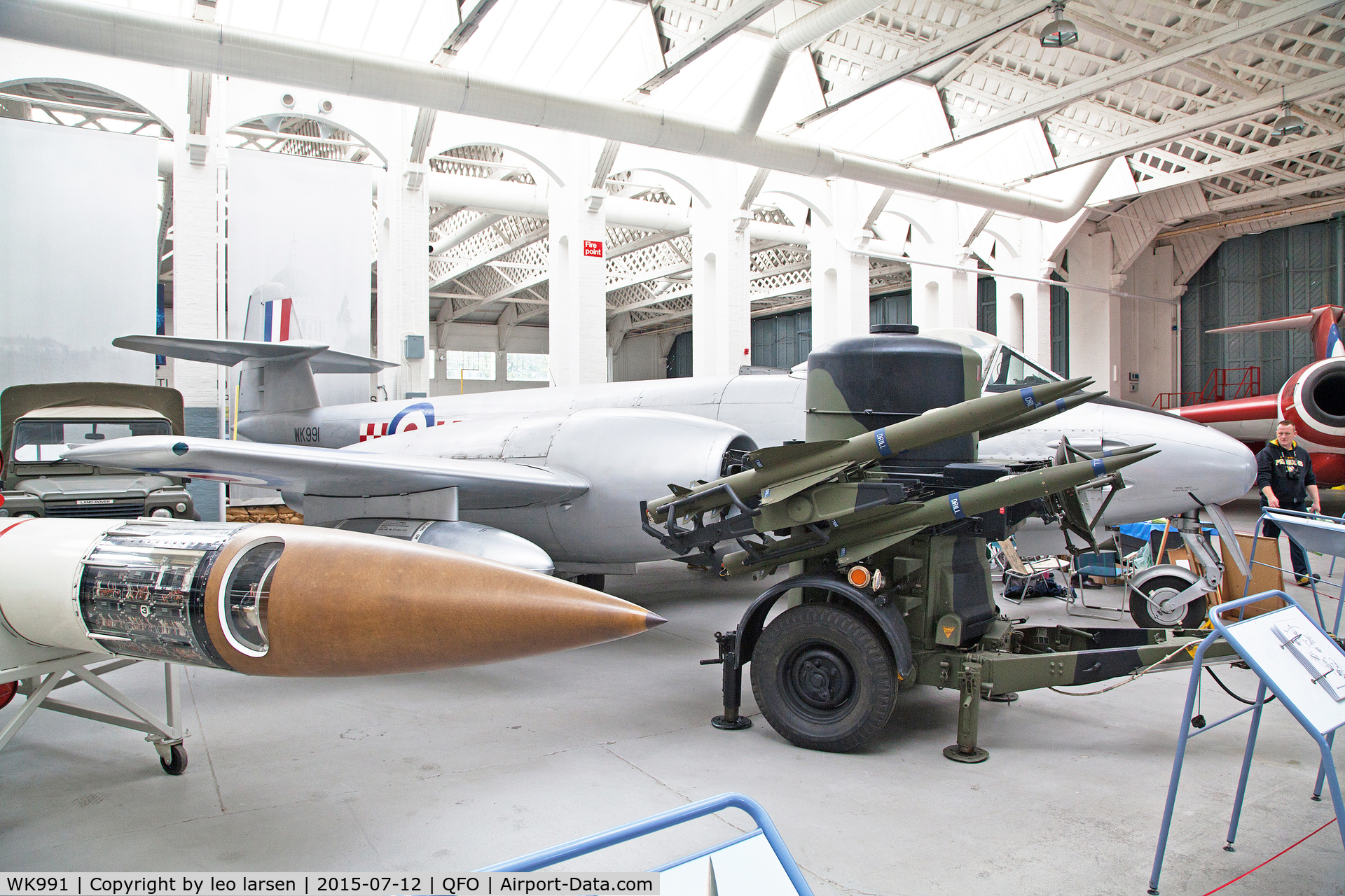 WK991, Gloster Meteor F.8 C/N Not found Wk991, Duxford 12.7.2015