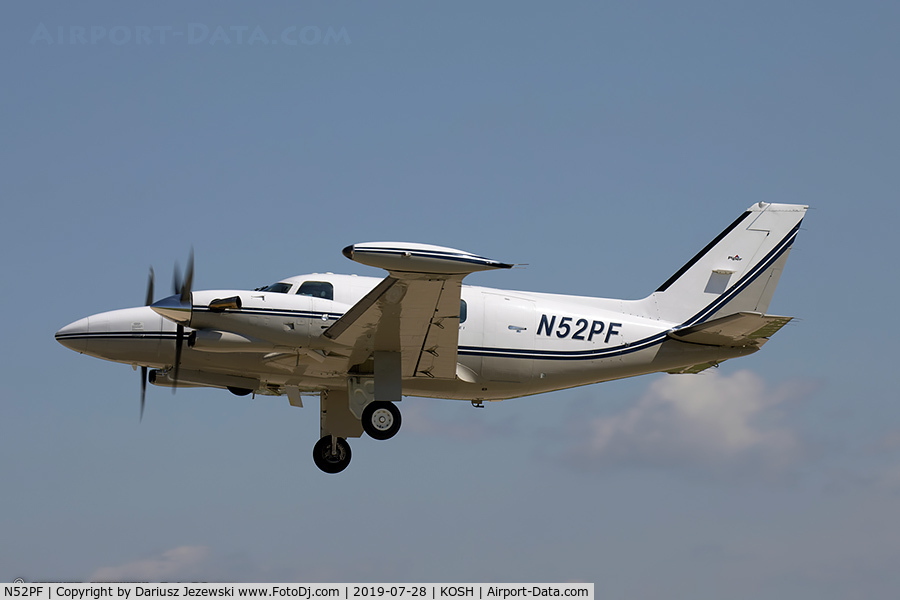 N52PF, Piper PA-31T1 C/N 31T-7904023, Piper PA-31T1 Cheyenne  C/N 31T-7904023, N52PF