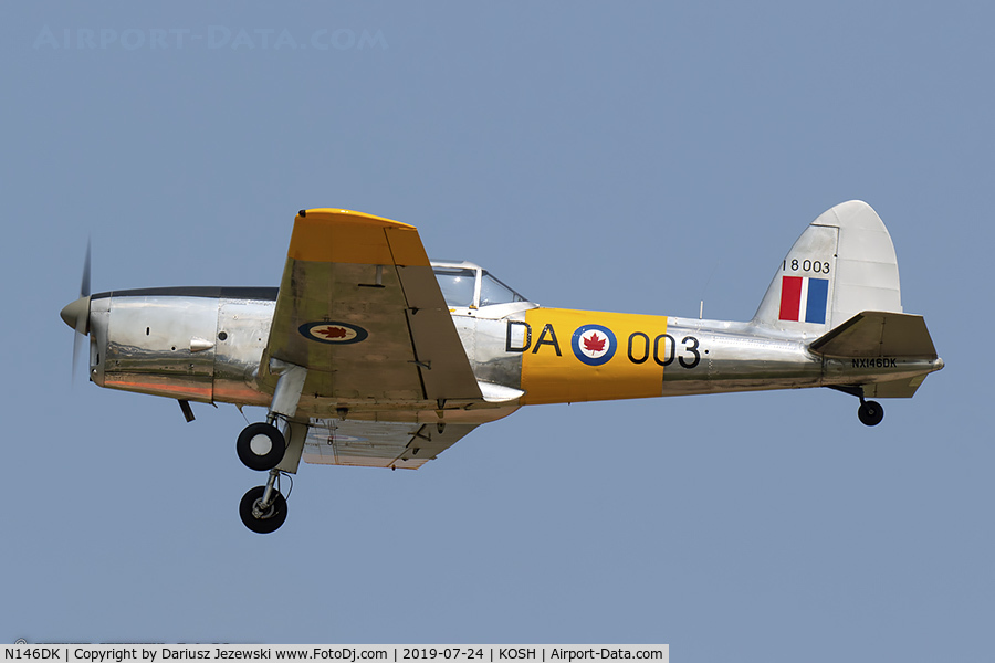 N146DK, De Havilland DHC-1 Chipmunk T.10 C/N C1/0103, De Havilland Canada DHC-1 Chipmunk T.10  C/N C1/0103, NX146DK