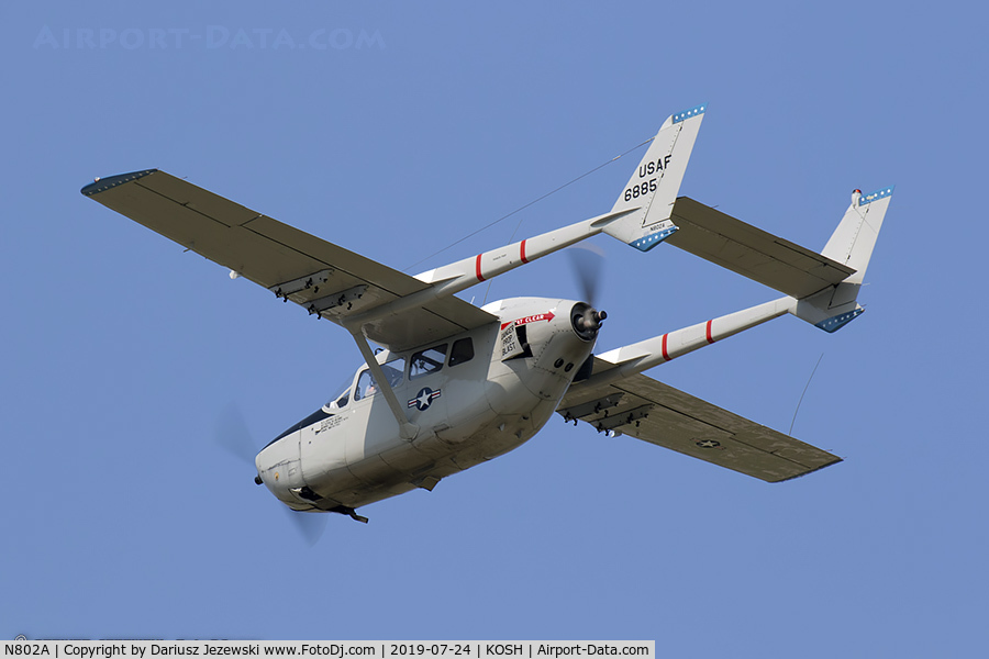 N802A, 1968 Cessna O-2A (M337B) Super Skymaster Super Skymaster C/N 337M-0174, Cessna M337B (O-2A Super Skymaster)  C/N 337M0174 - Robert Sh