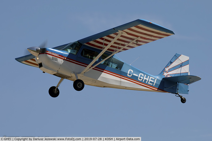 C-GHEI, 1980 Bellanca 8KCAB Decathlon C/N 600-80, Bellanca 8KCAB Super Decatlon  C/N 600-80, C-GHEI