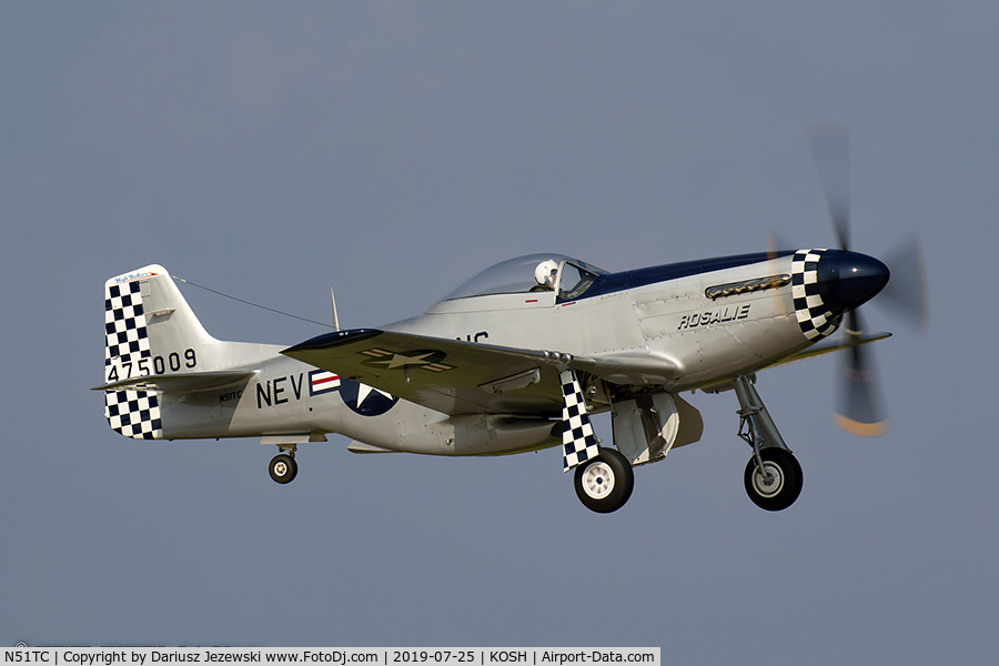 N51TC, 1944 North American/aero Classics P-51D C/N 44-75009, North American/Aero Classics P-51D Mustang  C/N 44-75009, N51TC