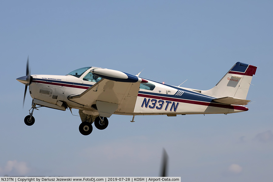 N33TN, 1990 Beech F33A Bonanza C/N CE-1487, Beech F33A Bonanza  C/N CE-1487, N33TN