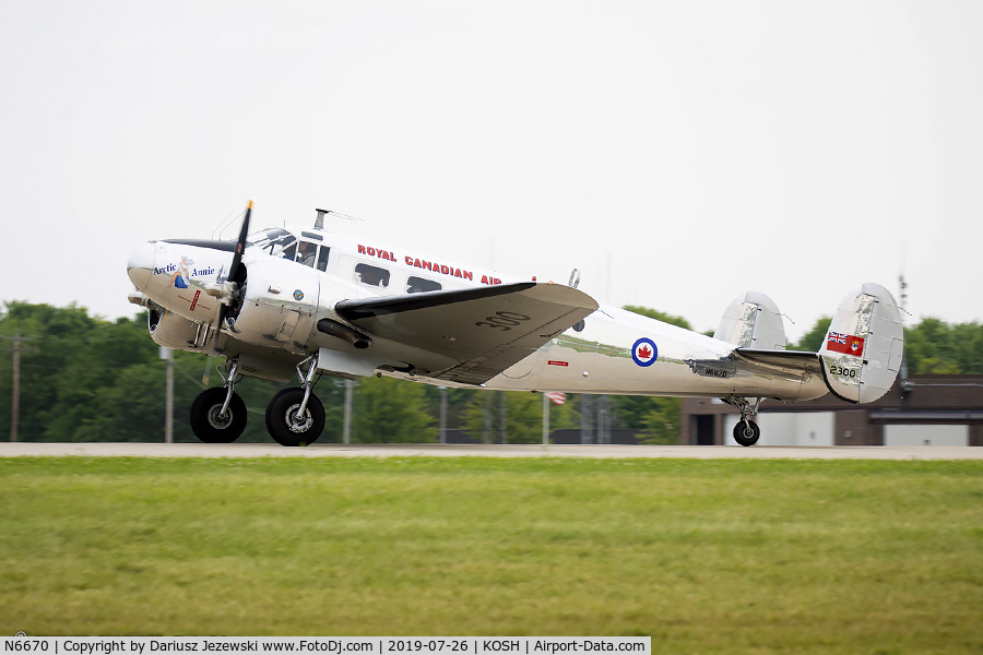 N6670, 1952 Beech 3N Expeditor C/N CA-98, Beech 3N Twin Beech  C/N CA-98, N6670