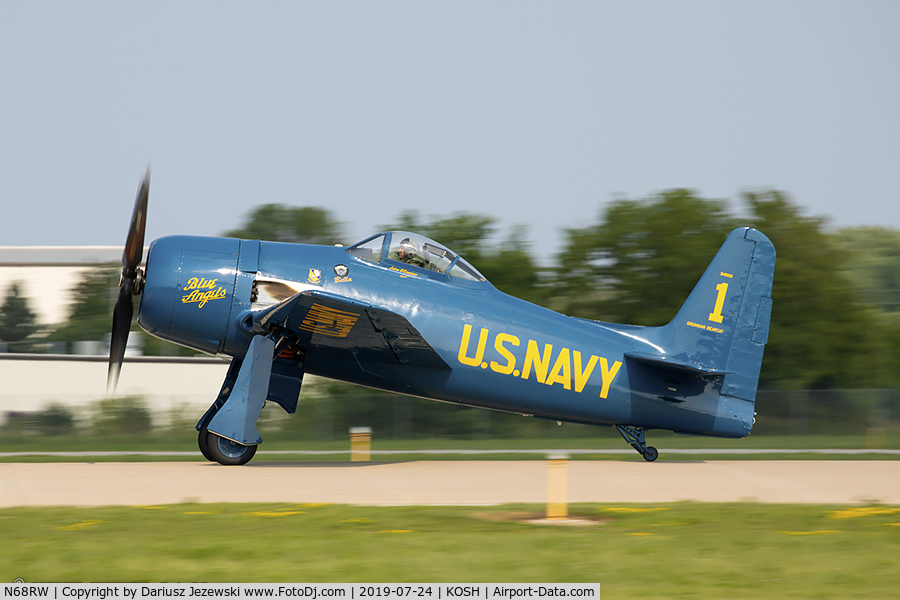 N68RW, 1947 Grumman F8F-2 (G58) Bearcat C/N D.1162, Grumman F8F-2 Bearcat 