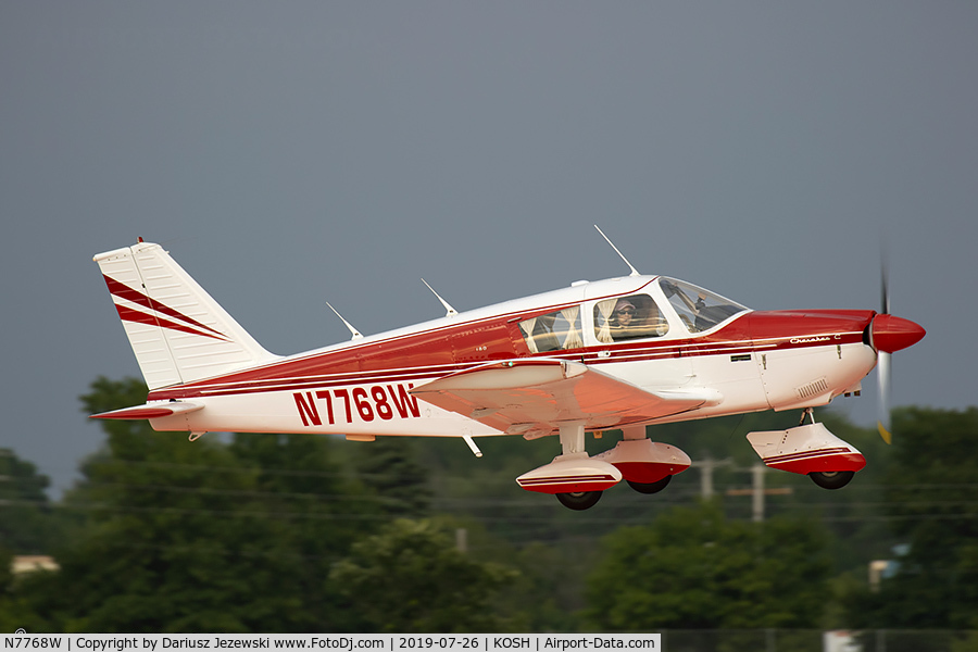 N7768W, 1964 Piper PA-28-180 Cherokee C/N 28-1769, Piper PA-28-180 Cherokee  C/N 28-1769, N7768W