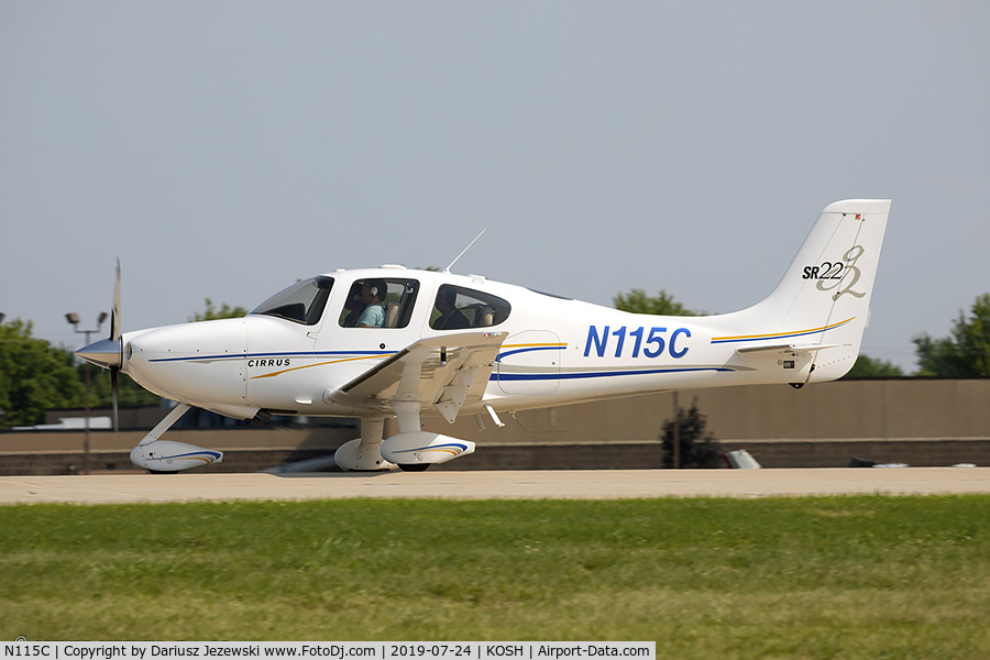 N115C, 2005 Cirrus SR22 G2 C/N 1279, Cirrus SR22 G2  C/N 1279, N115C