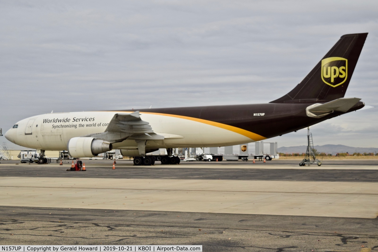 N157UP, 2004 Airbus A300F4-622R C/N 0846, Parked on the UPS ramp.