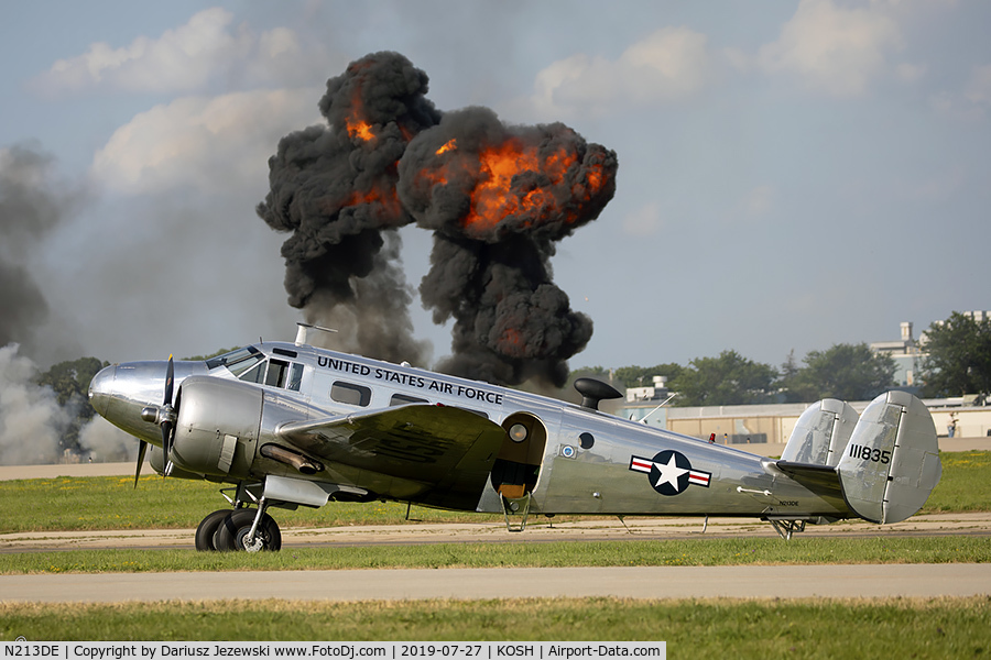 N213DE, 1942 Beech C-45H Expeditor C/N AF-392, Beech C45H Expeditor  C/N AF-392, N213DE