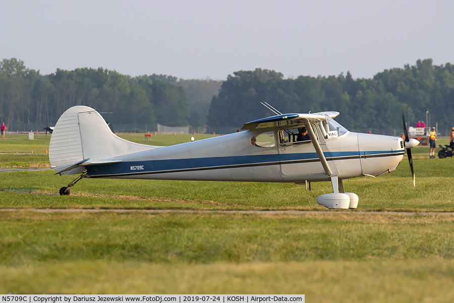 N5709C, 1950 Cessna 170A C/N 19663, Cessna 170A  C/N 19663, N5709C