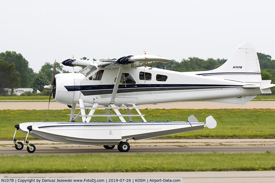 N107B, 1958 De Havilland Canada DHC-2 Beaver Mk.I C/N 1220, De Havilland Canada DHC-2 Mk.I Beaver  C/N 1220, N107B