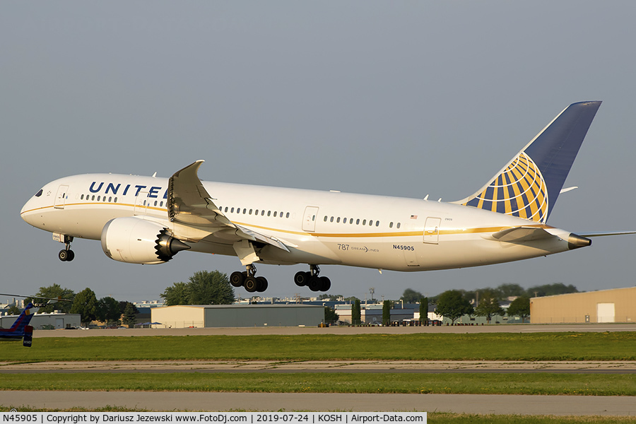 N45905, 2012 Boeing 787-8 Dreamliner Dreamliner C/N 34825, Boeing 787-8 Dreamliner - United Airlines  C/N 34825, N45905