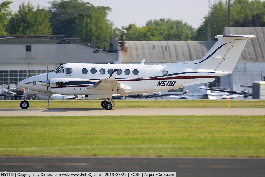 N511D, 1997 Raytheon King Air 350 (B300) C/N FL-172, Raytheon B300 King Air  C/N FL-172, N511D