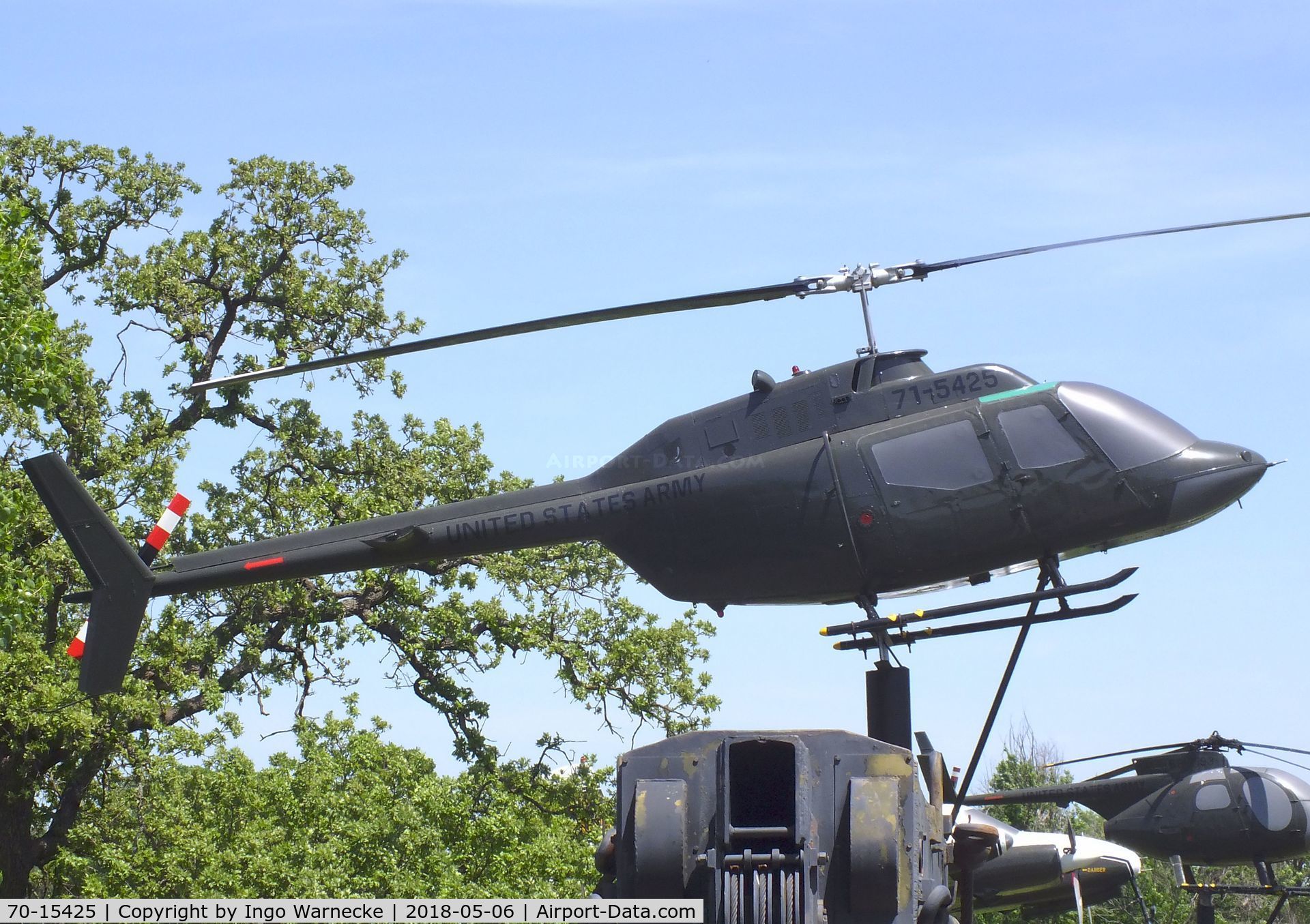 70-15425, 1970 Bell OH-58A Kiowa C/N 40976, Bell OH-58A Kiowa at the 45th Infantry Division Museum, Oklahoma City OK