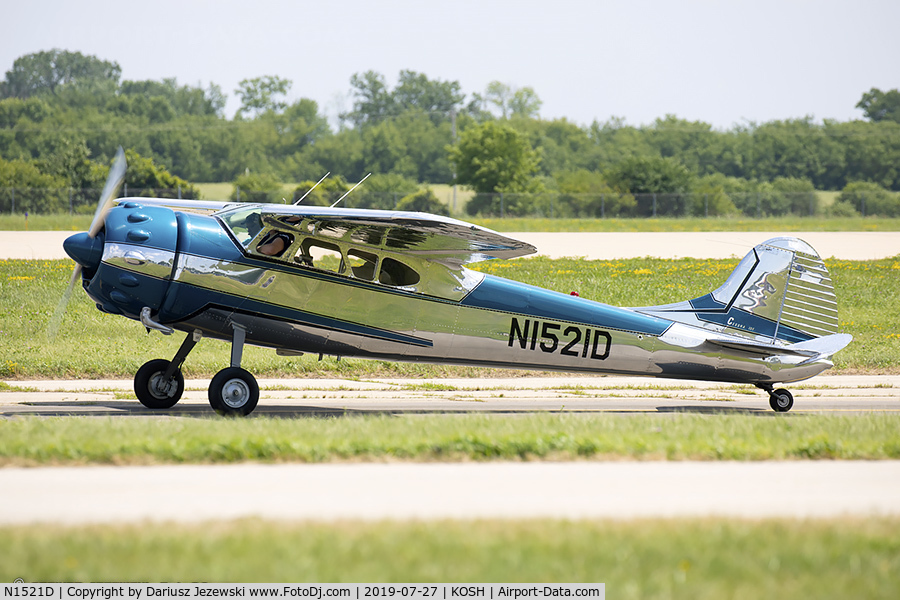 N1521D, 1952 Cessna 195A C/N 7743, Cessna 195A Businessliner  C/N 7743, N1521D